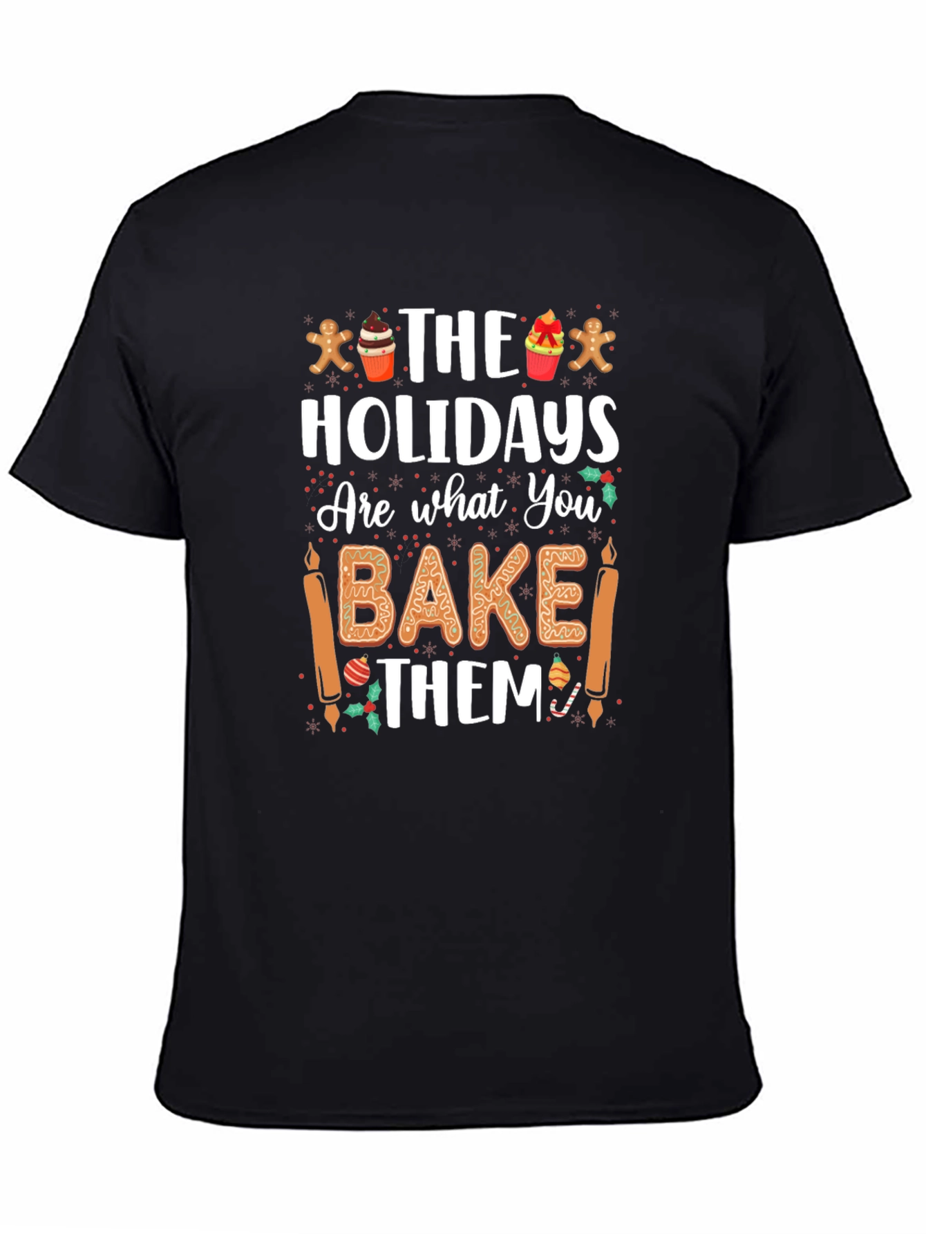 Holiday Baking T-Shirt - Unisex Christmas Tee
