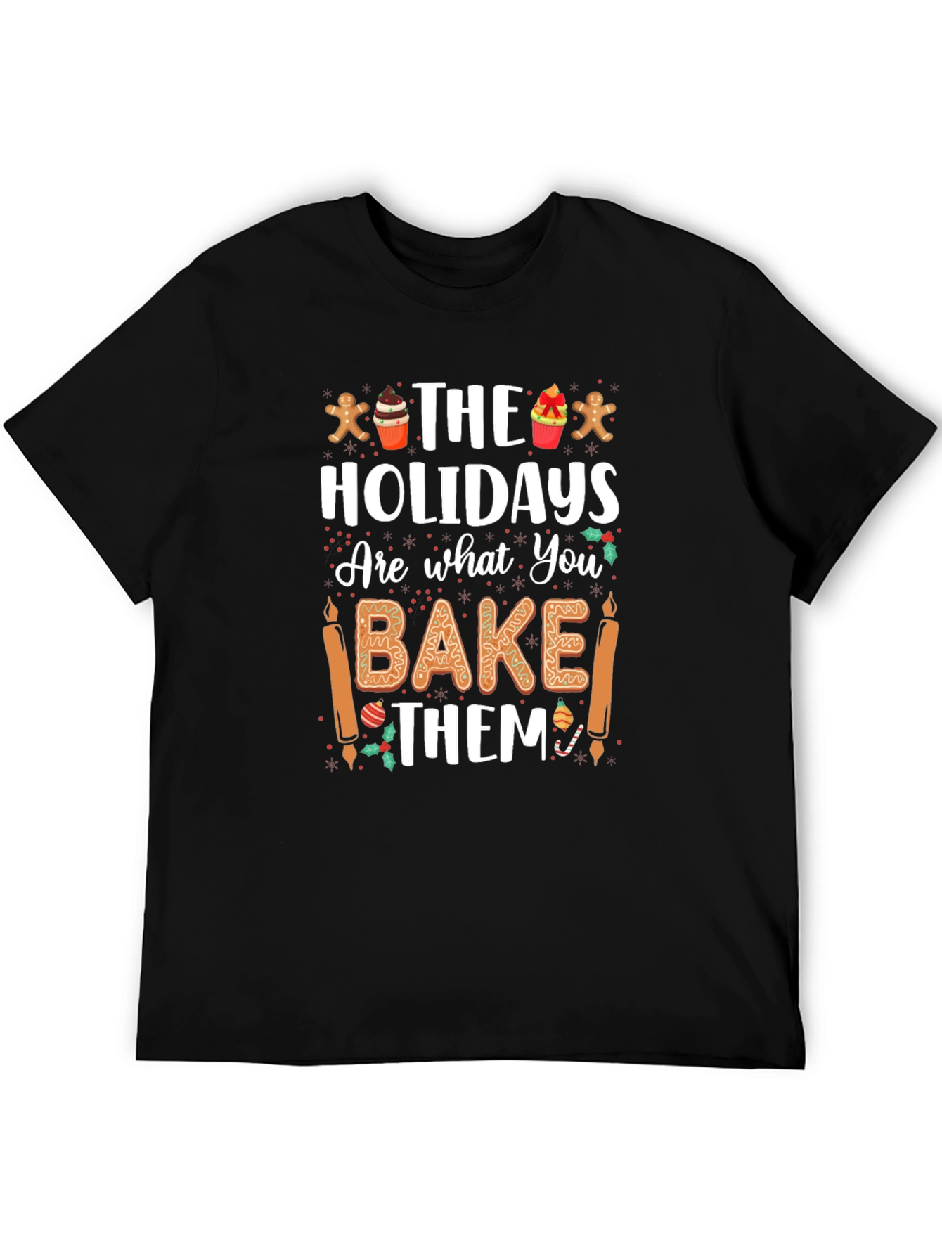Holiday Baking T-Shirt - Unisex Christmas Tee