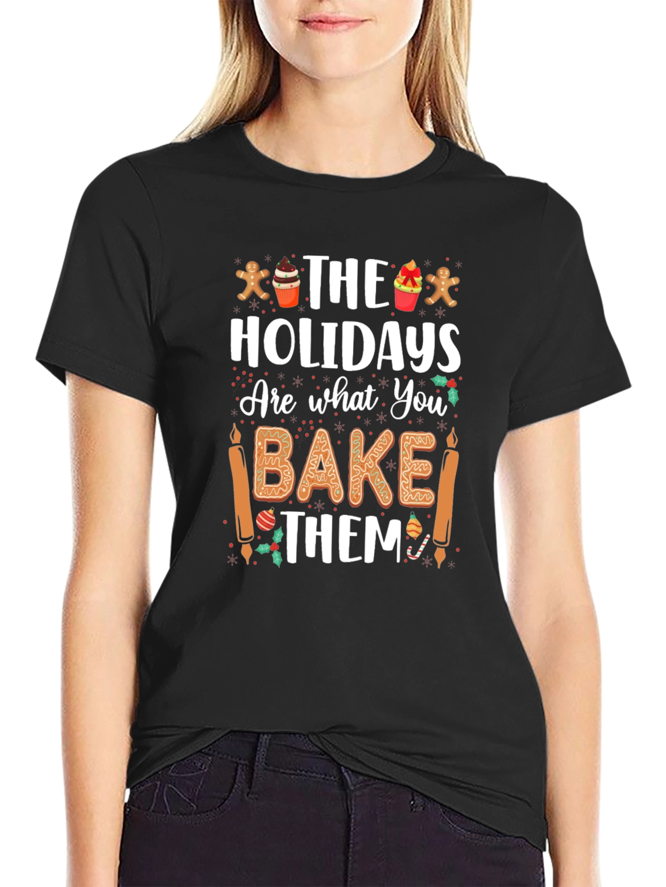 Holiday Baking T-Shirt - Unisex Christmas Tee
