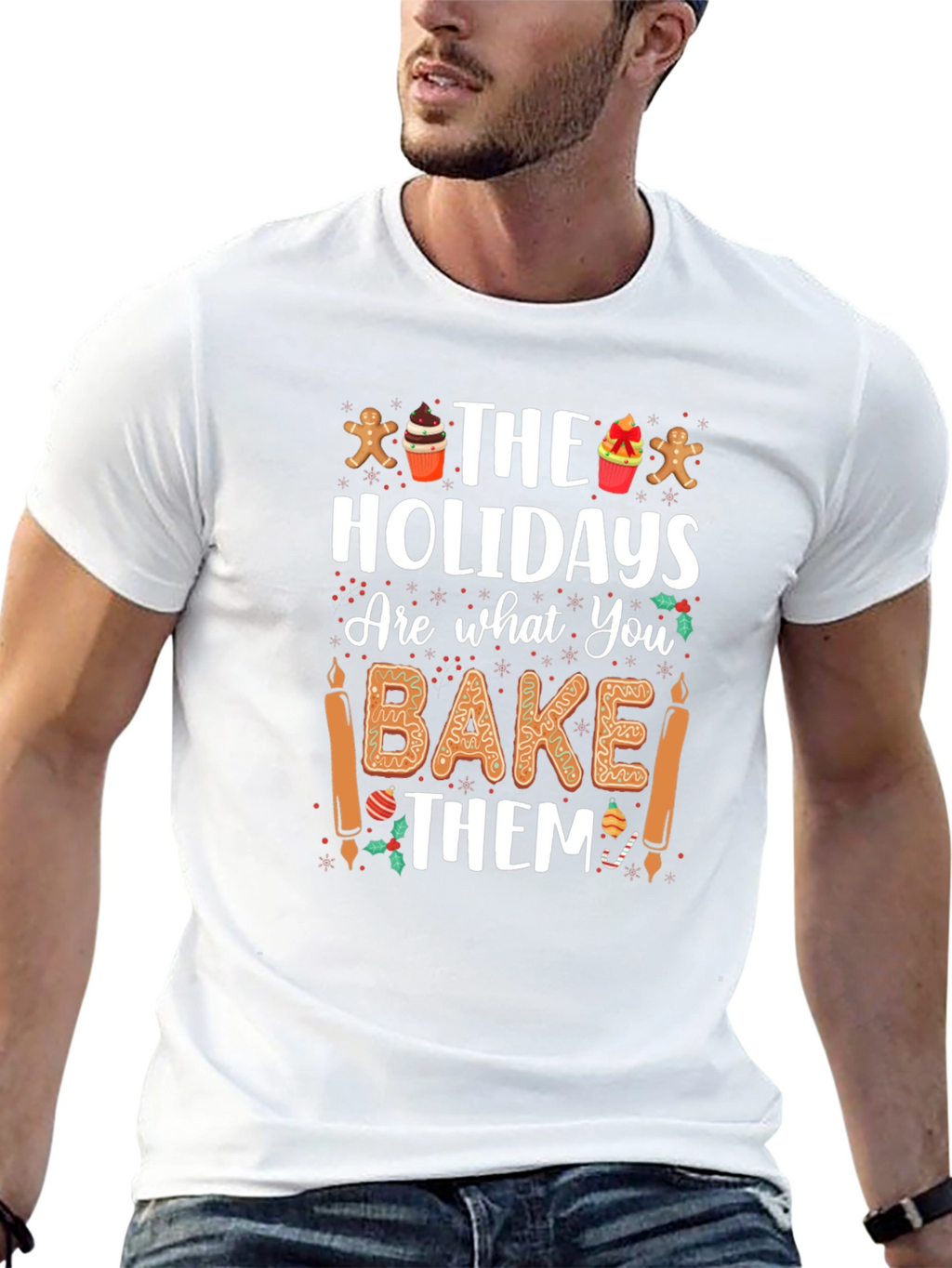 Holiday Baking T-Shirt - Unisex Christmas Tee
