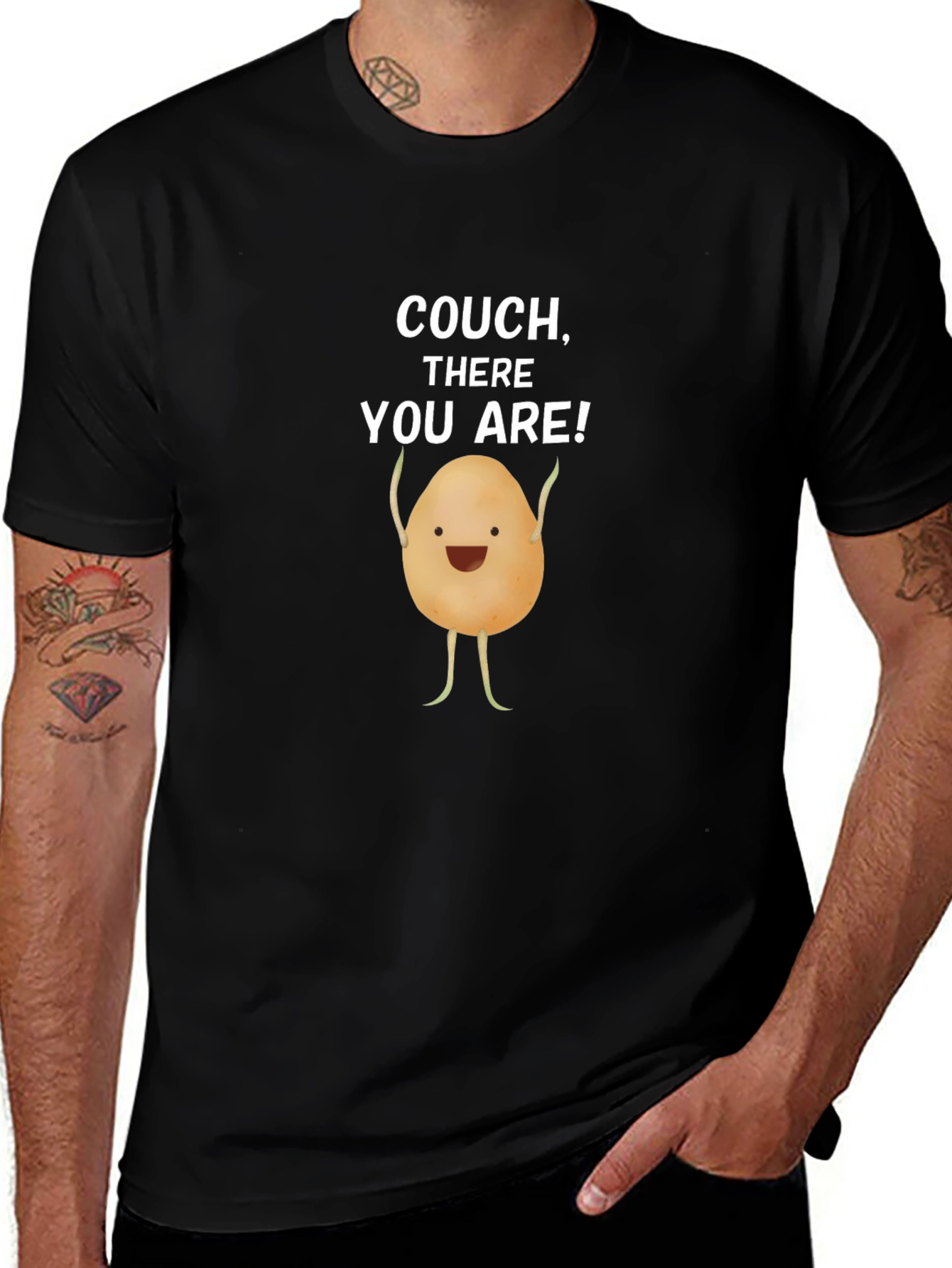 Couch Potato T-Shirt - Funny Novelty Tee