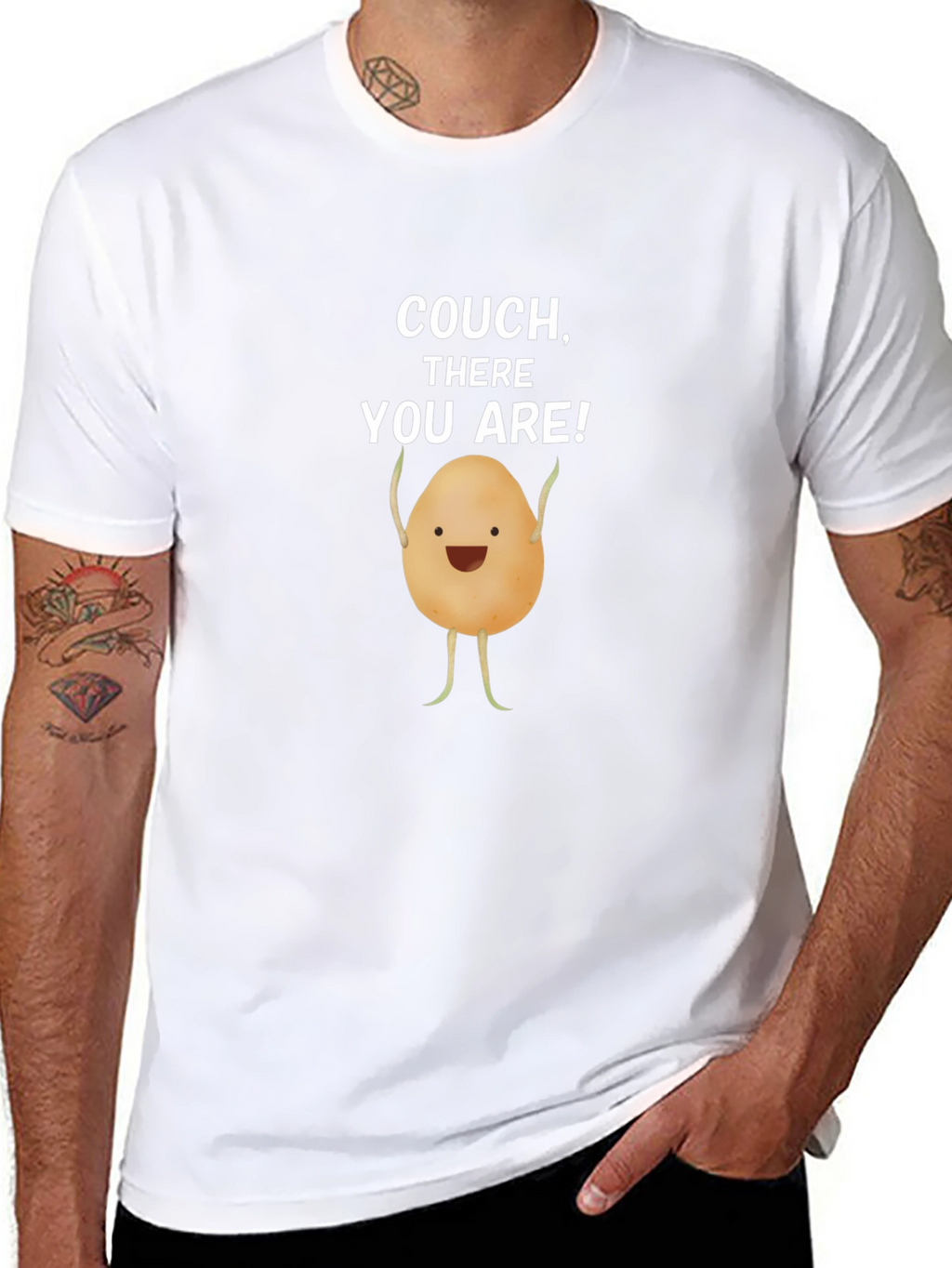 Couch Potato T-Shirt - Funny Novelty Tee