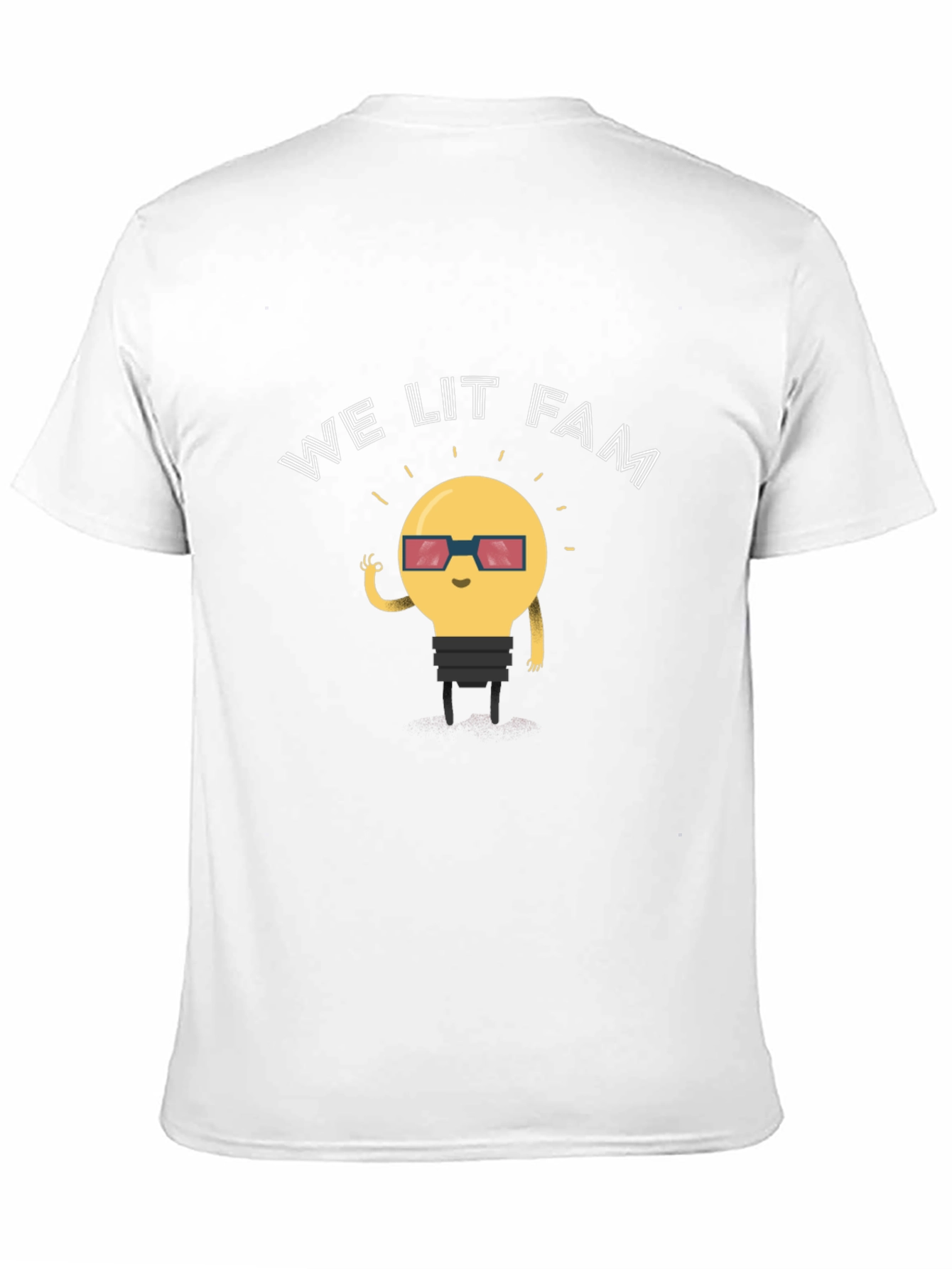We Lit Fam Lightbulb Graphic Tee