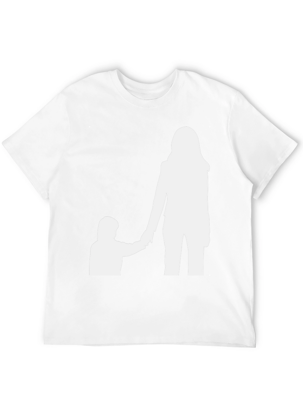 Mother and Child Graphic Tee - Black