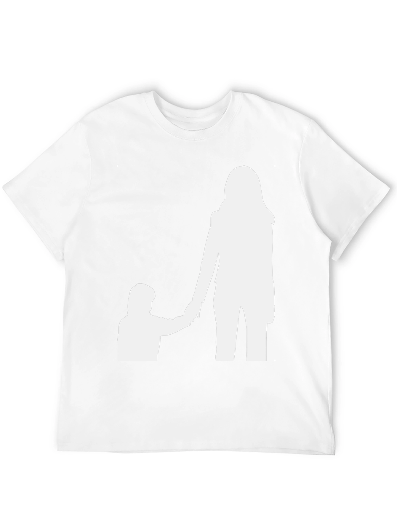 Mother and Child Graphic Tee - Black