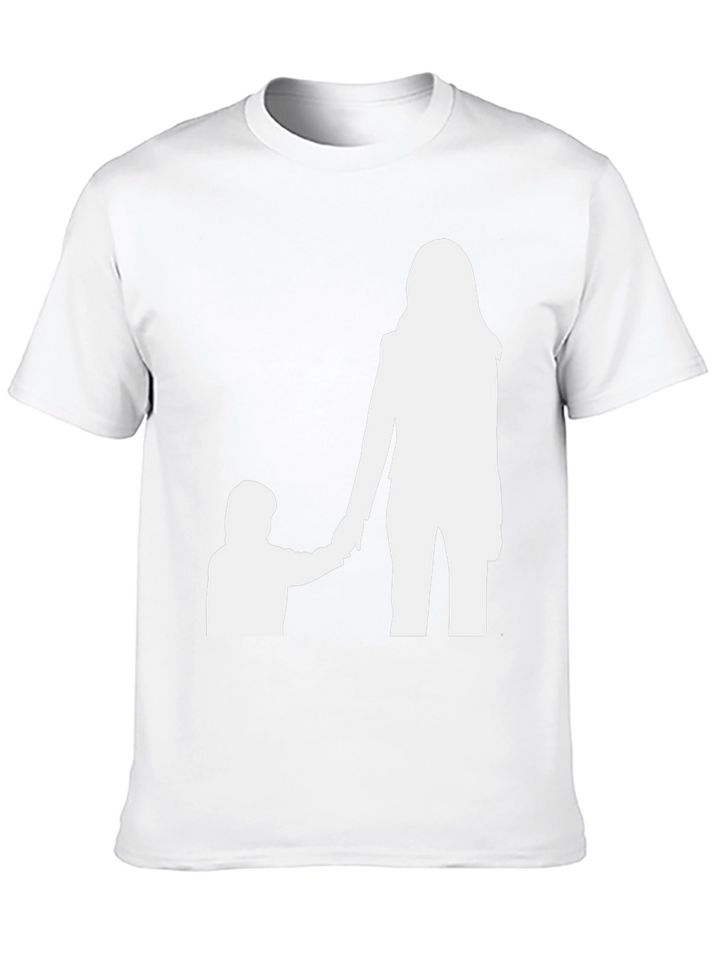 Mother and Child Graphic Tee - Black