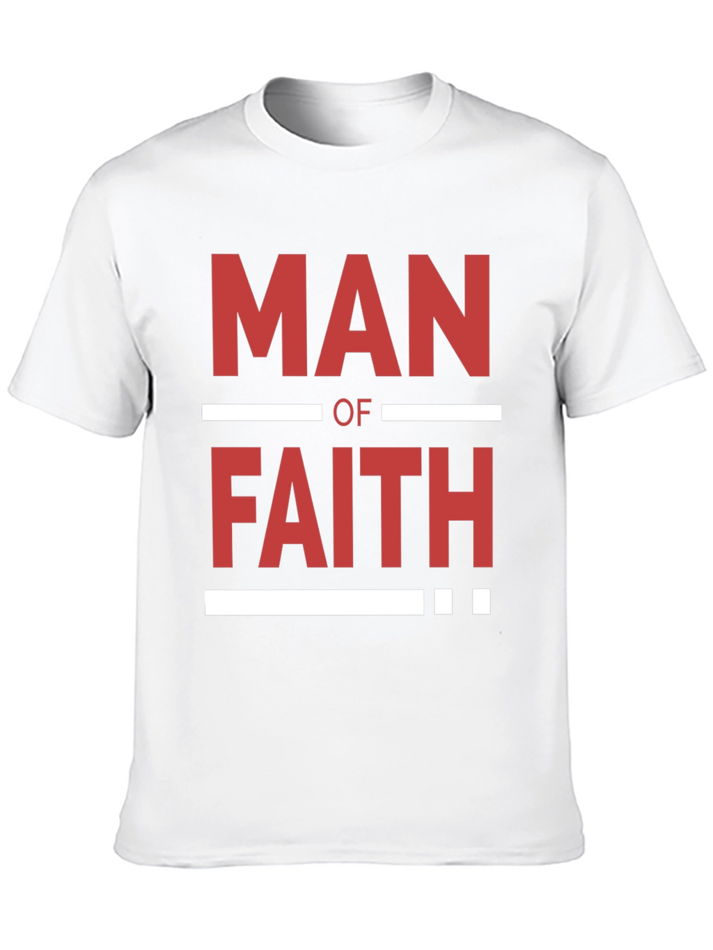 Man of Faith Graphic T-Shirt - Black