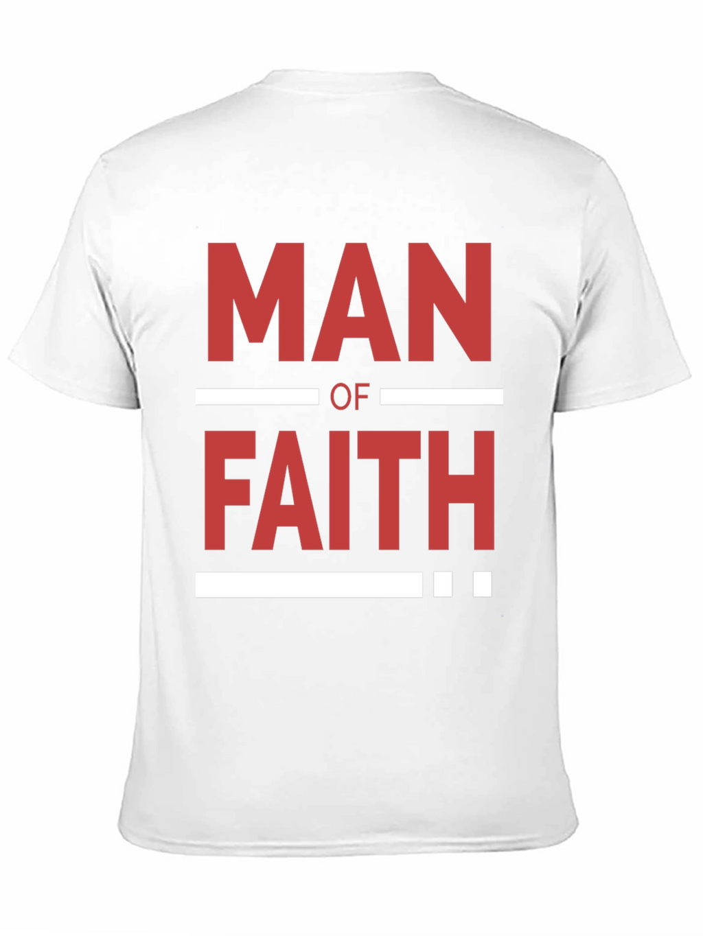 Man of Faith Graphic T-Shirt - Black