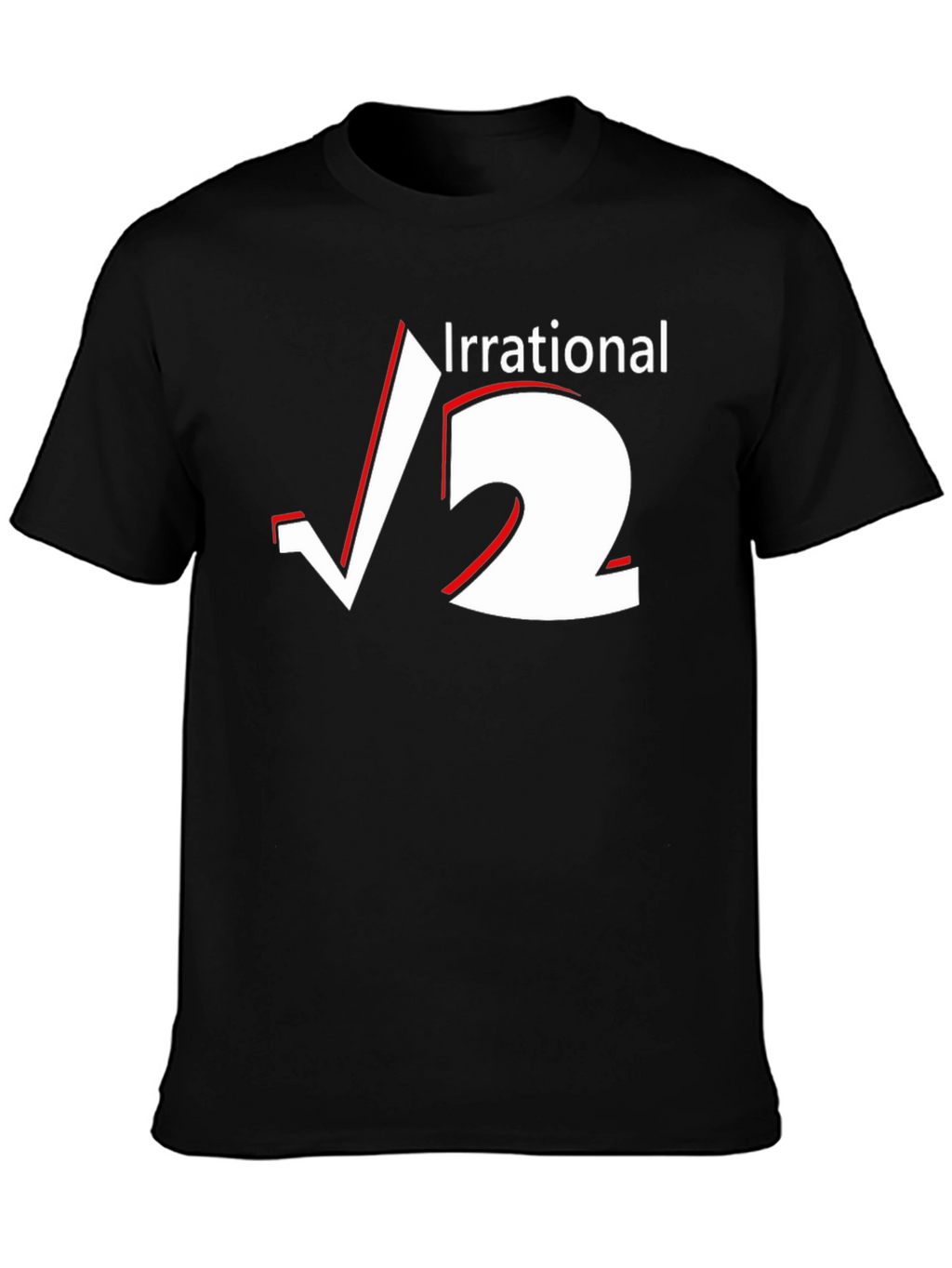 Irrational Square Root 2 Graphic Tee