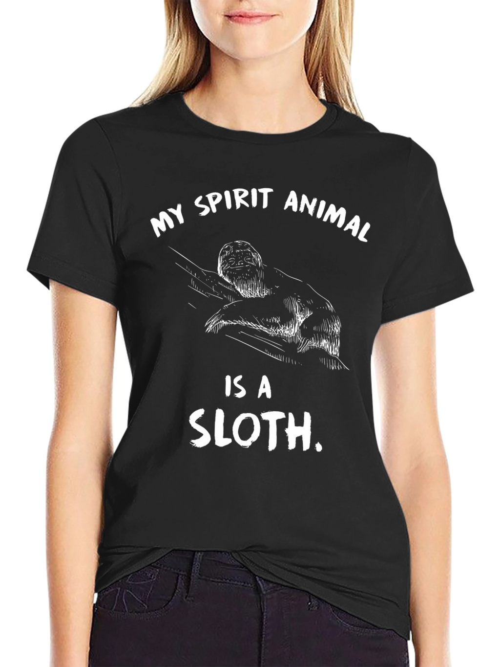 My Spirit Animal is a Sloth Graphic Tee