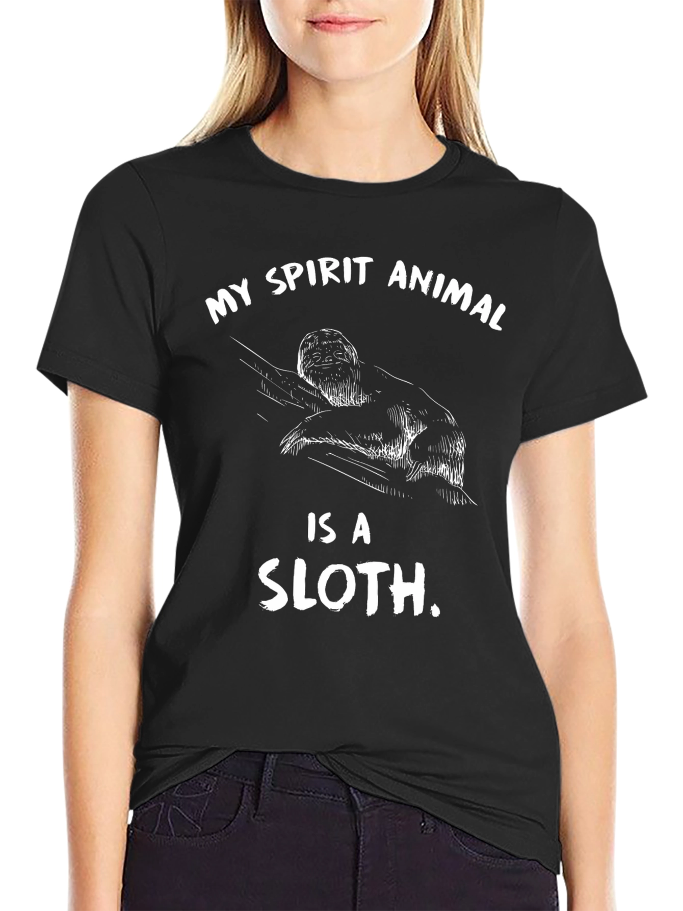 My Spirit Animal is a Sloth Graphic Tee