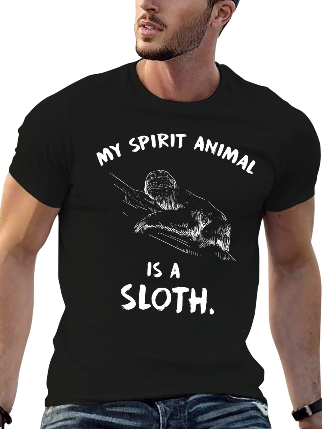 My Spirit Animal is a Sloth Graphic Tee