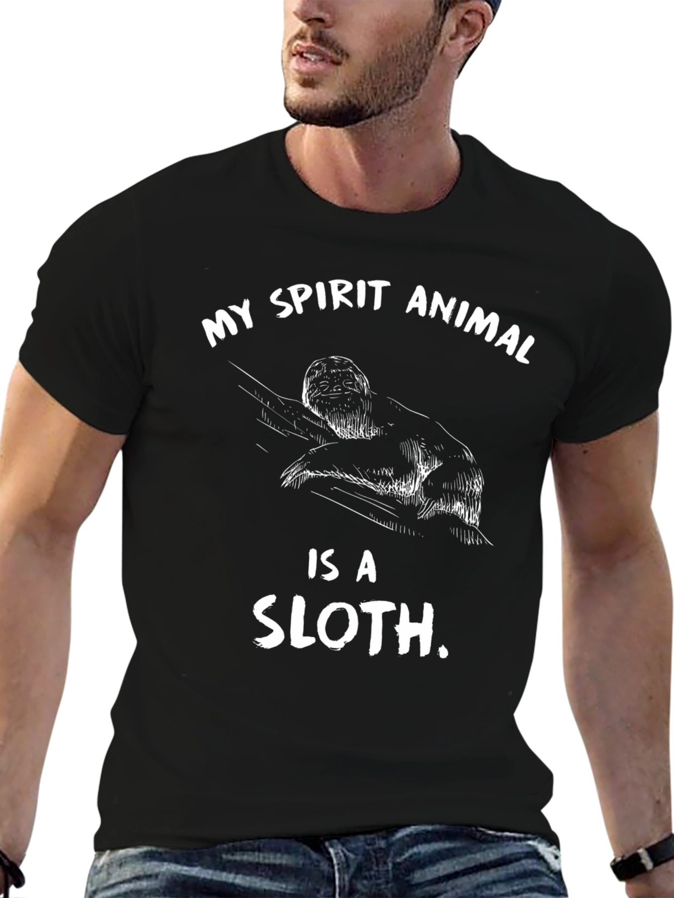 My Spirit Animal is a Sloth Graphic Tee
