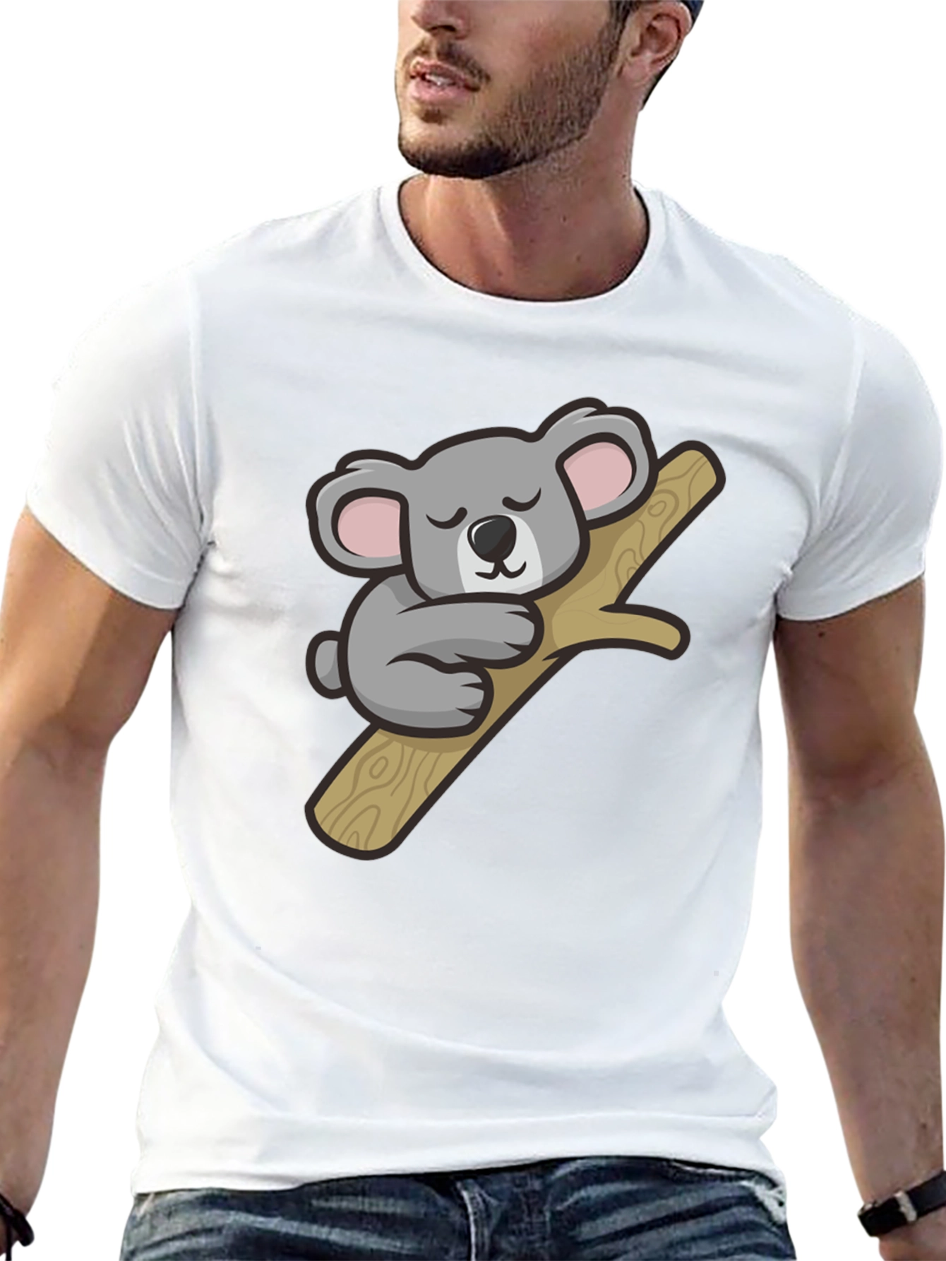 Cute Koala Graphic T-Shirt - Soft Cotton Tee