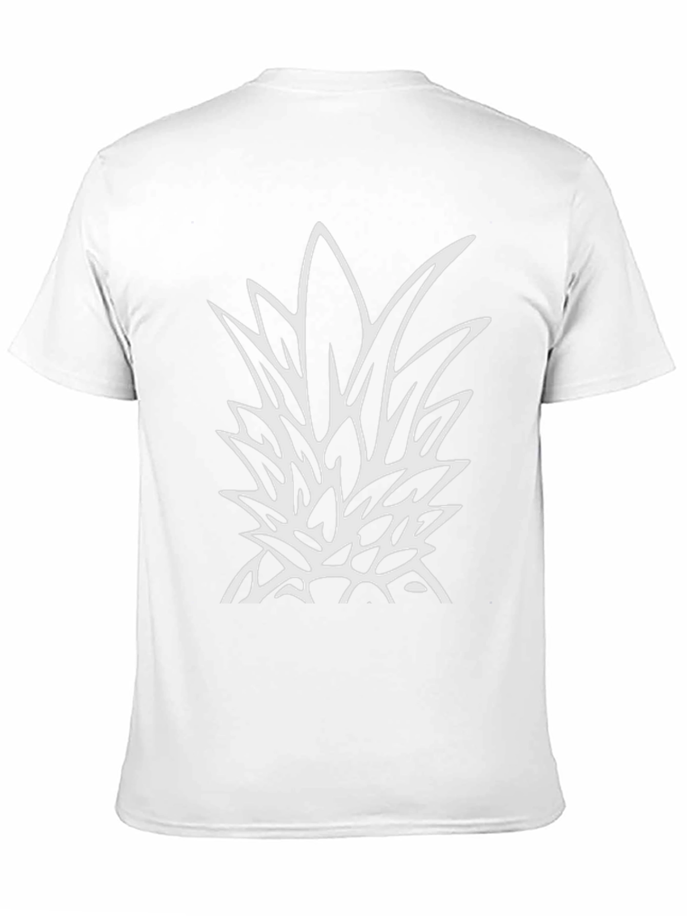 Black Pineapple Graphic Tee - Tropical Style