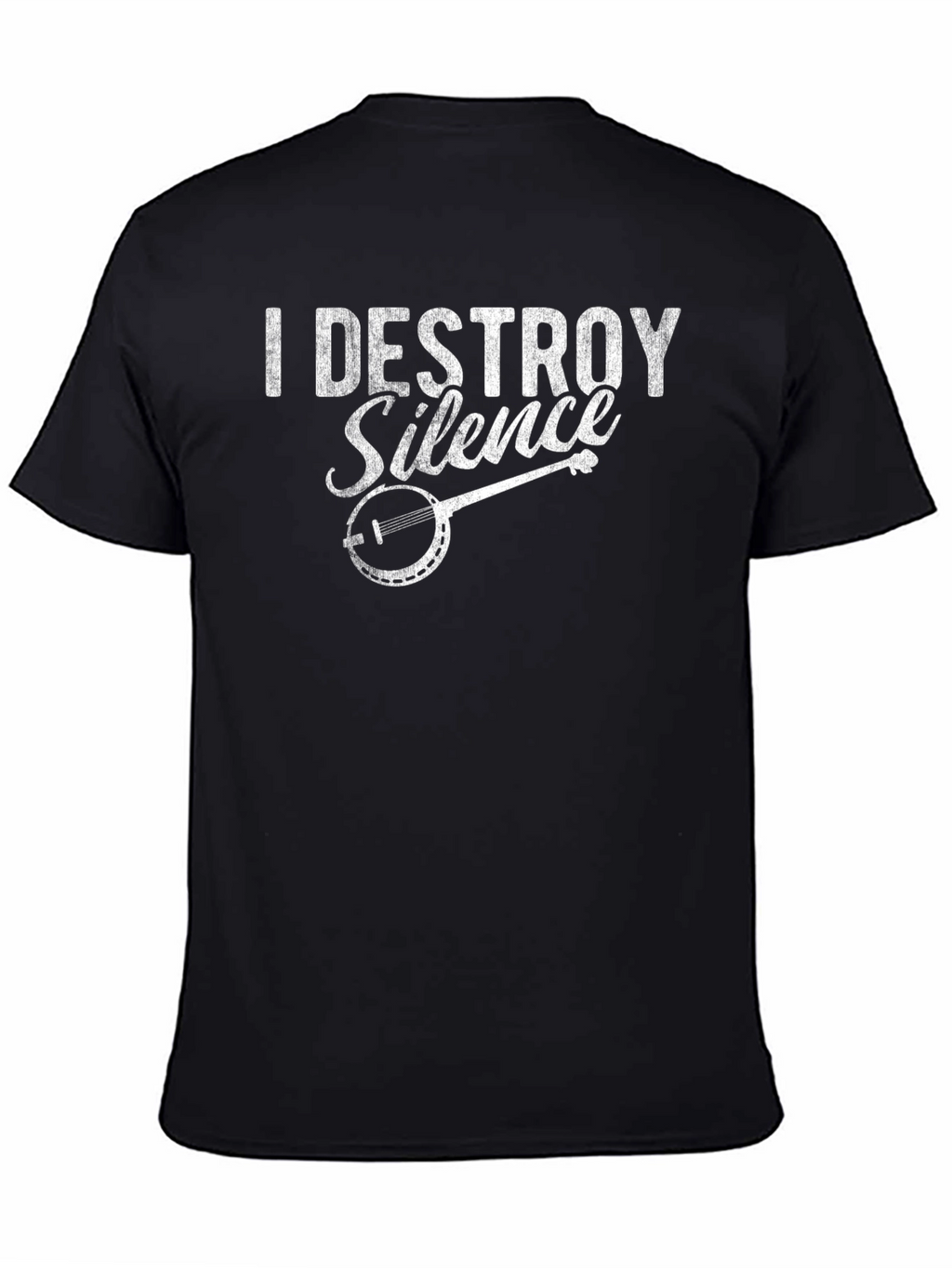 I Destroy Silence Banjo T-Shirt