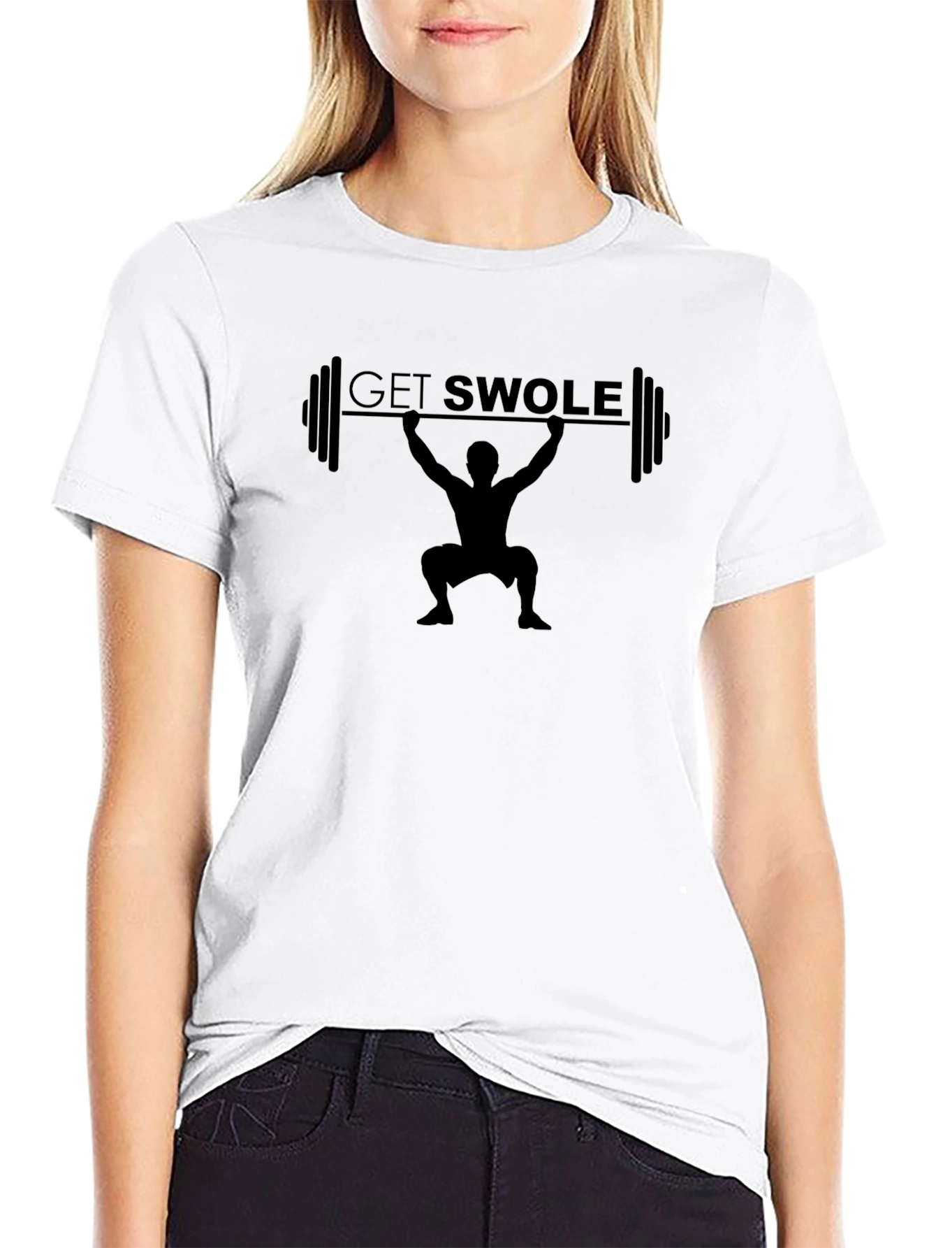 Get Swolle Weightlifting Graphic T-Shirt