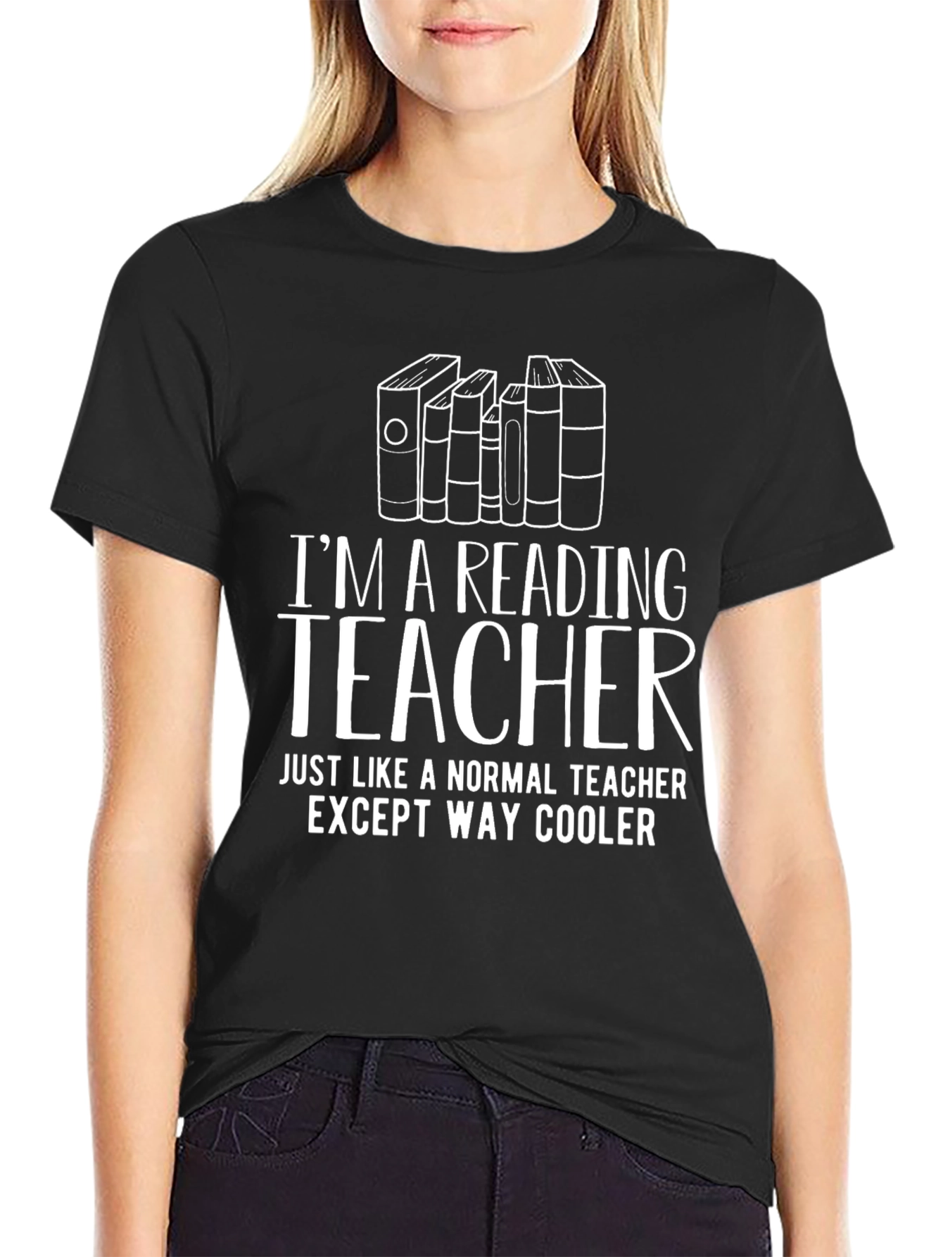 Reading Teacher Graphic T-Shirt