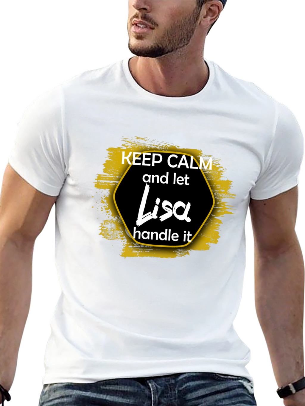 Keep Calm Lisa T-Shirt Funny Personalized Gift