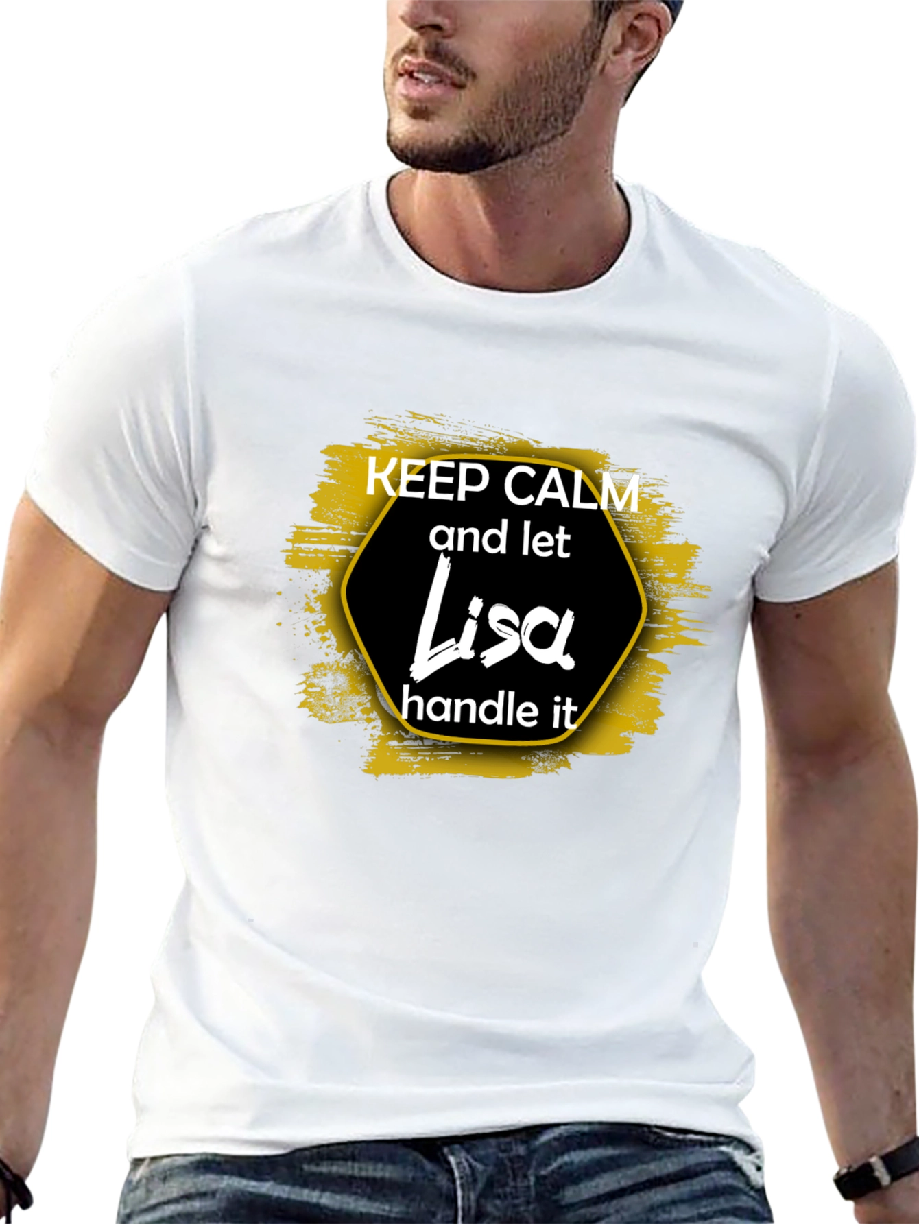 Keep Calm Lisa T-Shirt Funny Personalized Gift
