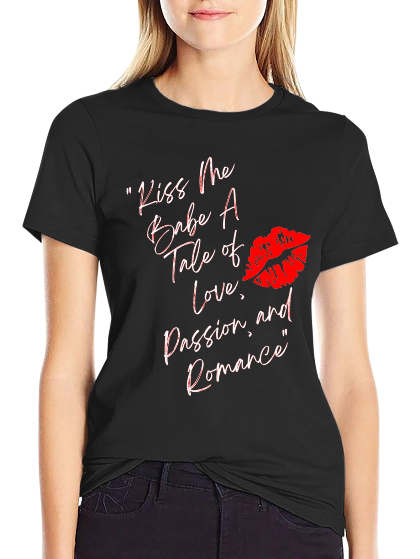 Kiss Me T-Shirt: Love Passion Romance Tee