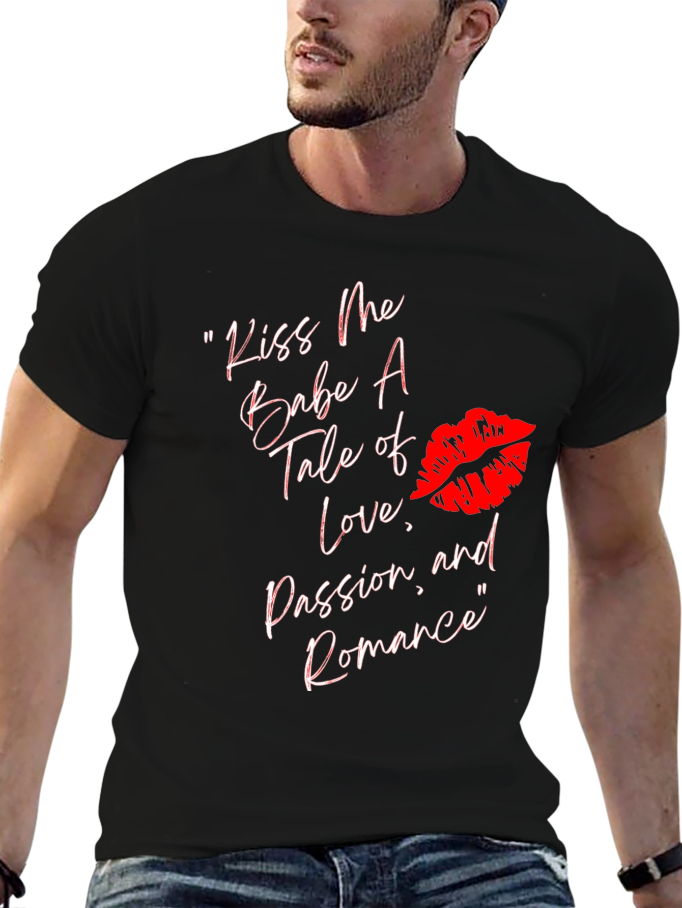 Kiss Me T-Shirt: Love Passion Romance Tee