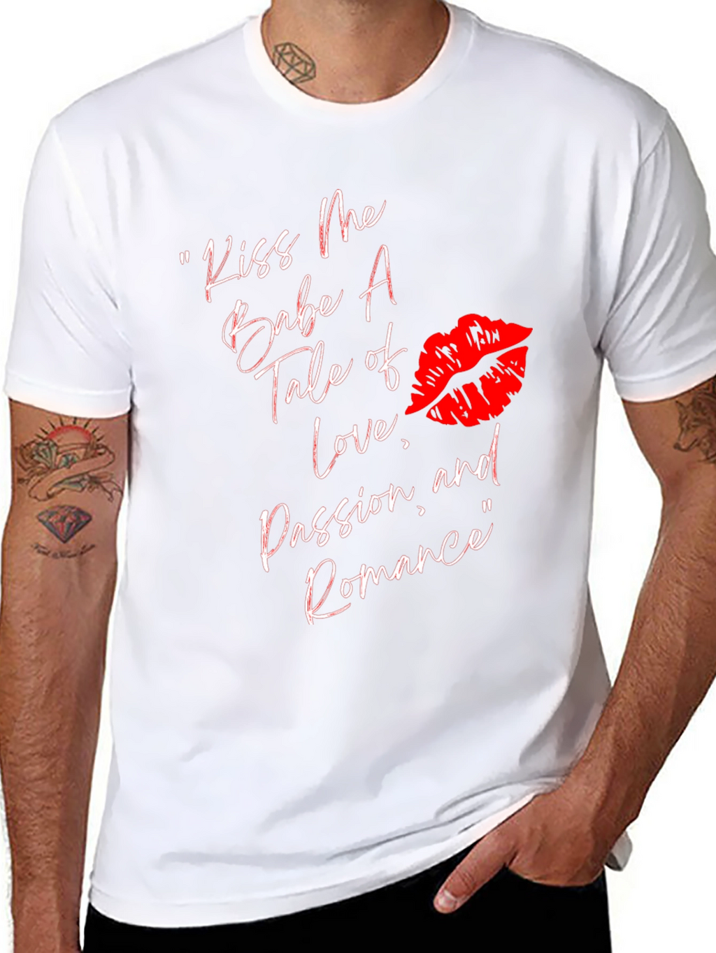 Kiss Me T-Shirt: Love Passion Romance Tee