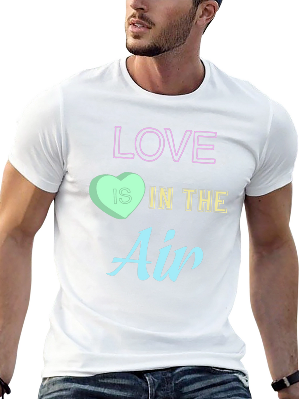 Love Is In The Air Valentines Day Graphic Tee