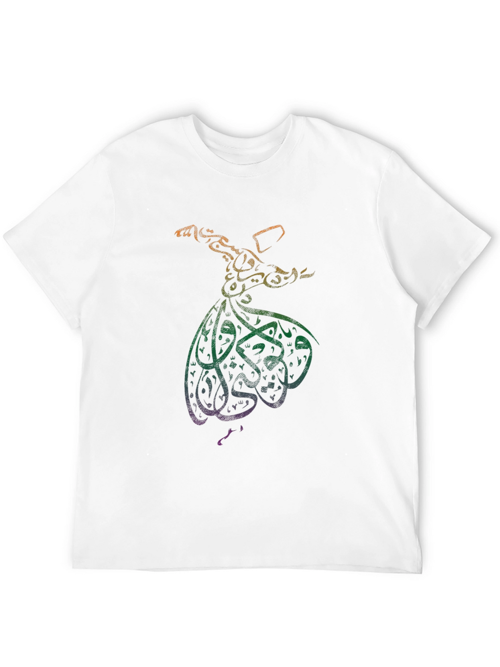Mystic Sufi Dance Graphic Tee - Black