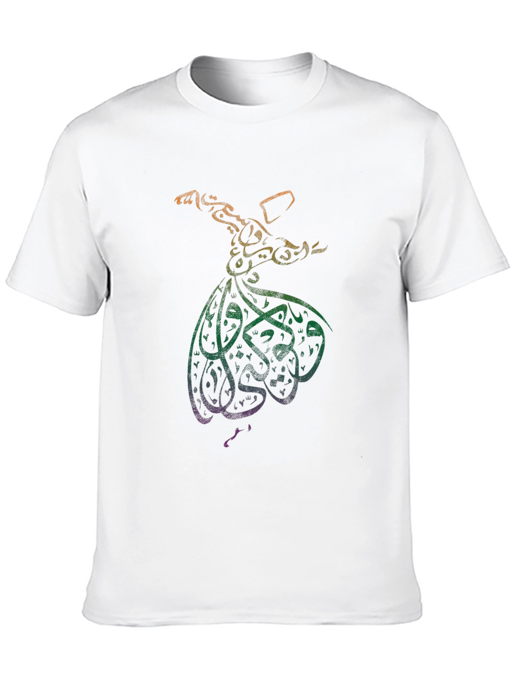Mystic Sufi Dance Graphic Tee - Black