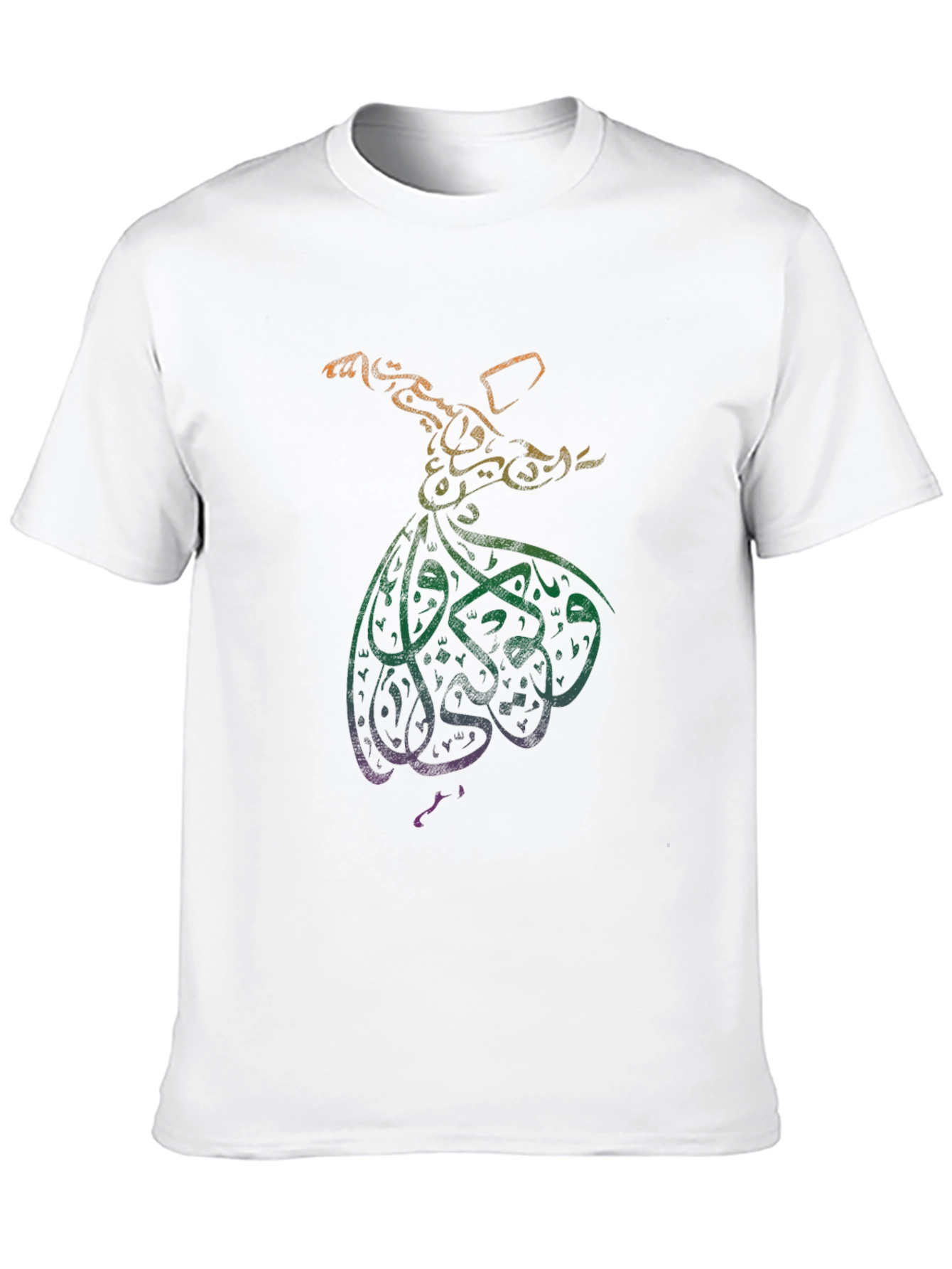 Mystic Sufi Dance Graphic Tee - Black