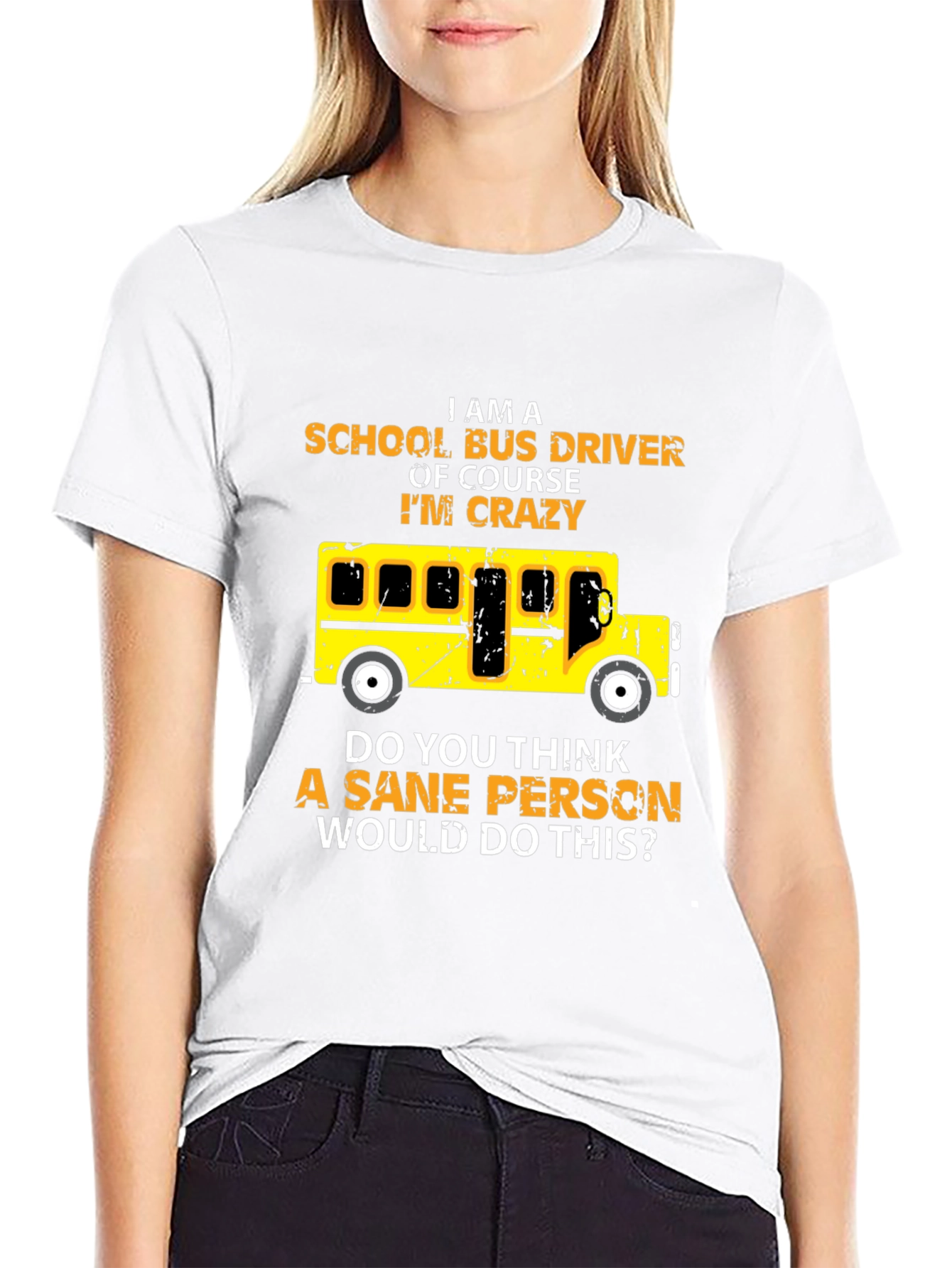 Crazy School Bus Driver T-Shirt