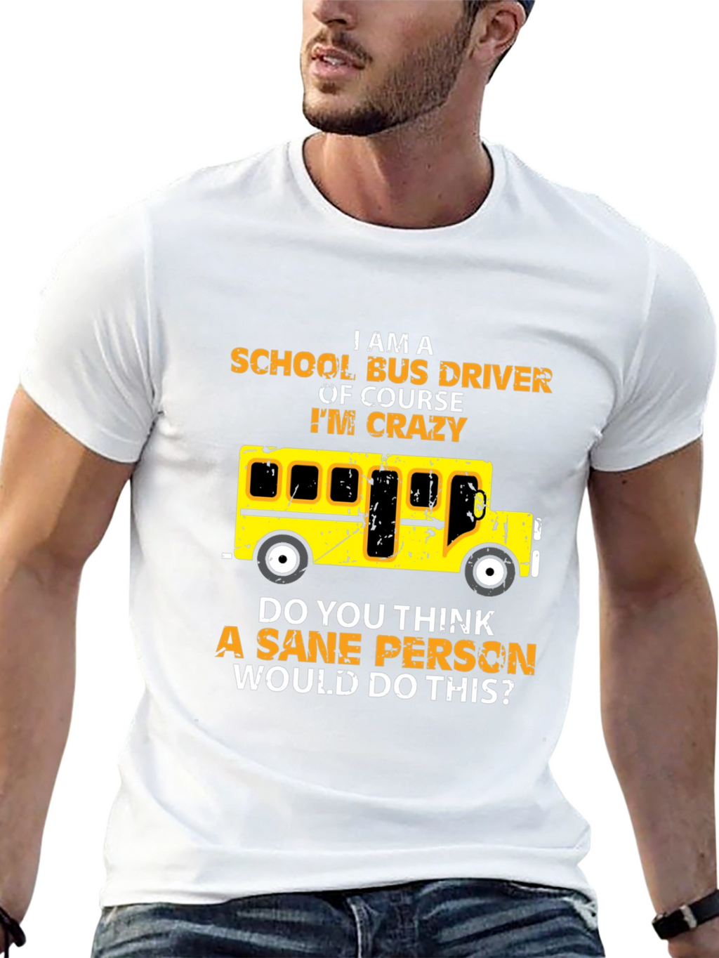Crazy School Bus Driver T-Shirt