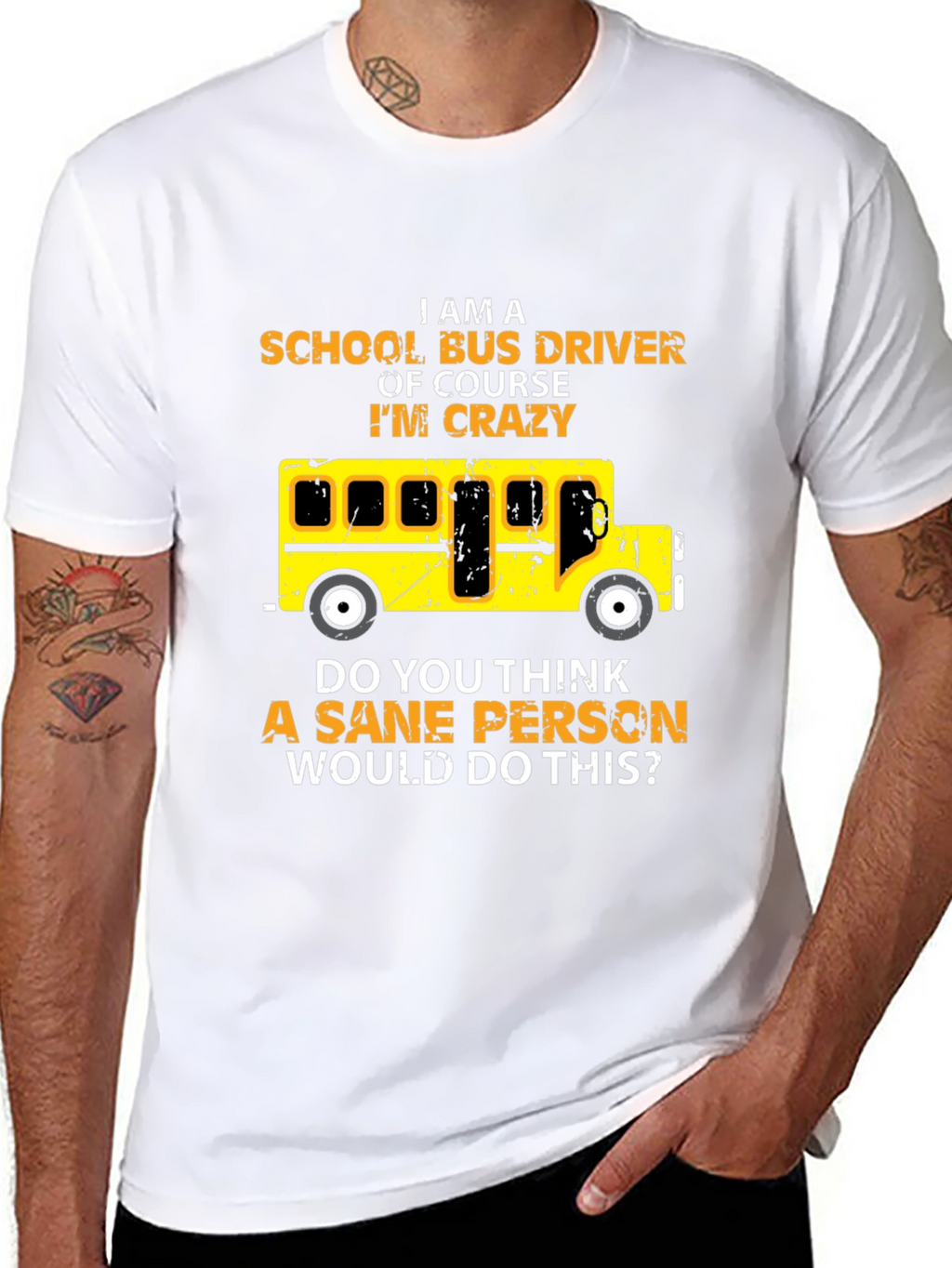 Crazy School Bus Driver T-Shirt