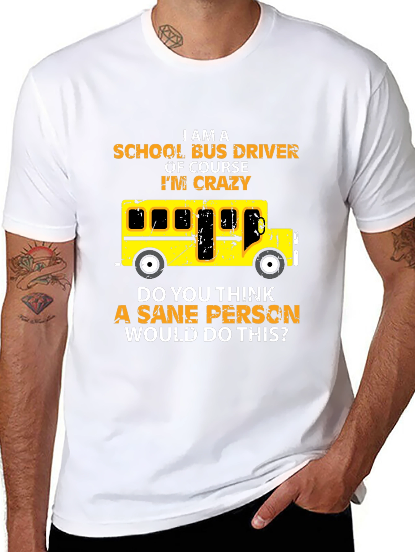 Crazy School Bus Driver T-Shirt
