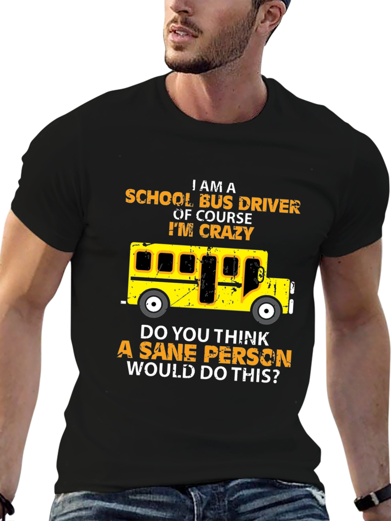 Crazy School Bus Driver T-Shirt