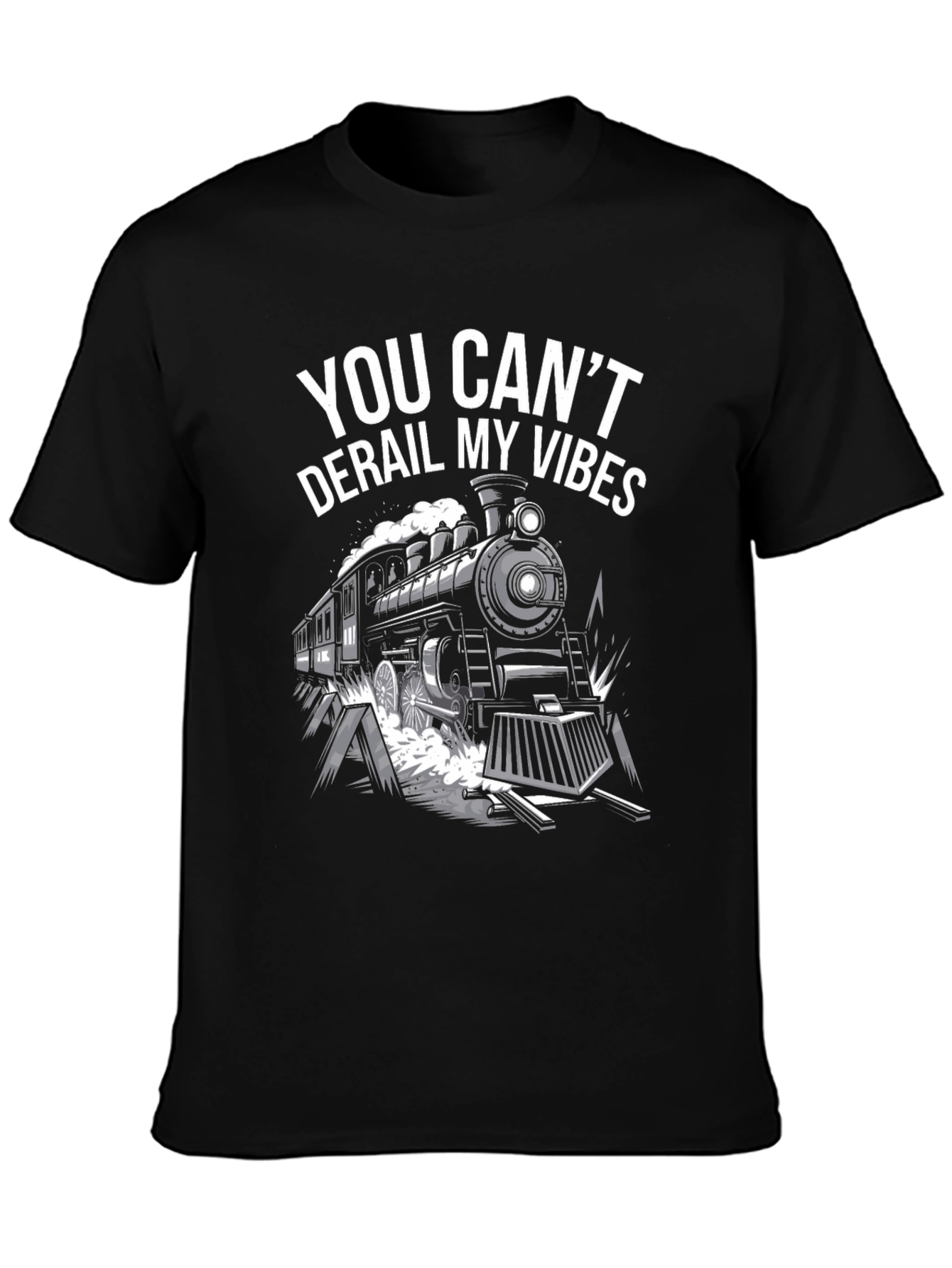 Cant Derail My Vibes Train T-Shirt