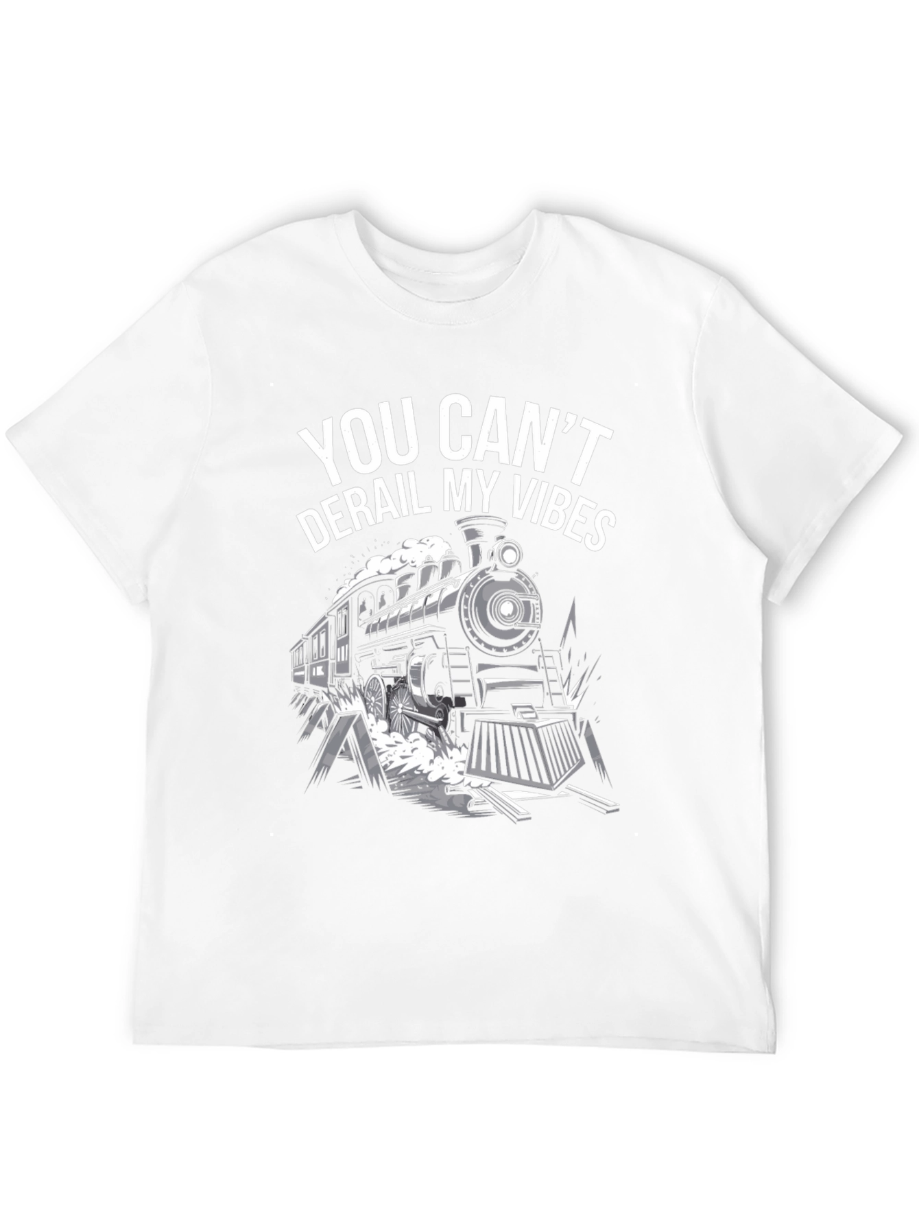 Cant Derail My Vibes Train T-Shirt