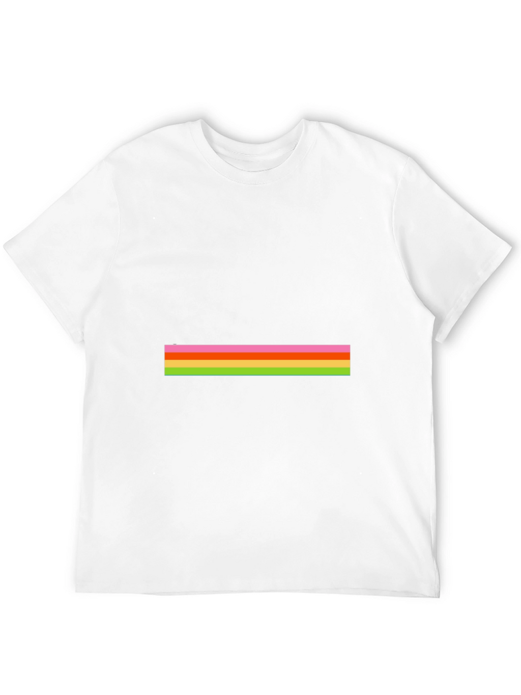 Striped Graphic Tee - Casual Black T-Shirt