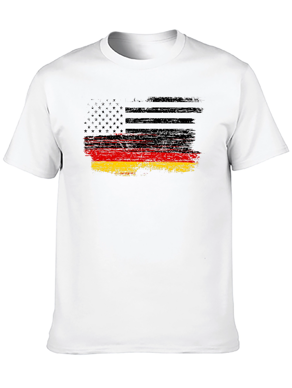 USA Germany Flag Graphic T-Shirt
