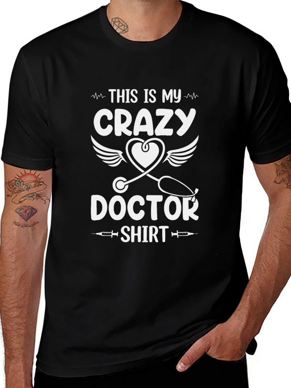 Crazy Doctor T-Shirt - Novelty Medical Apparel