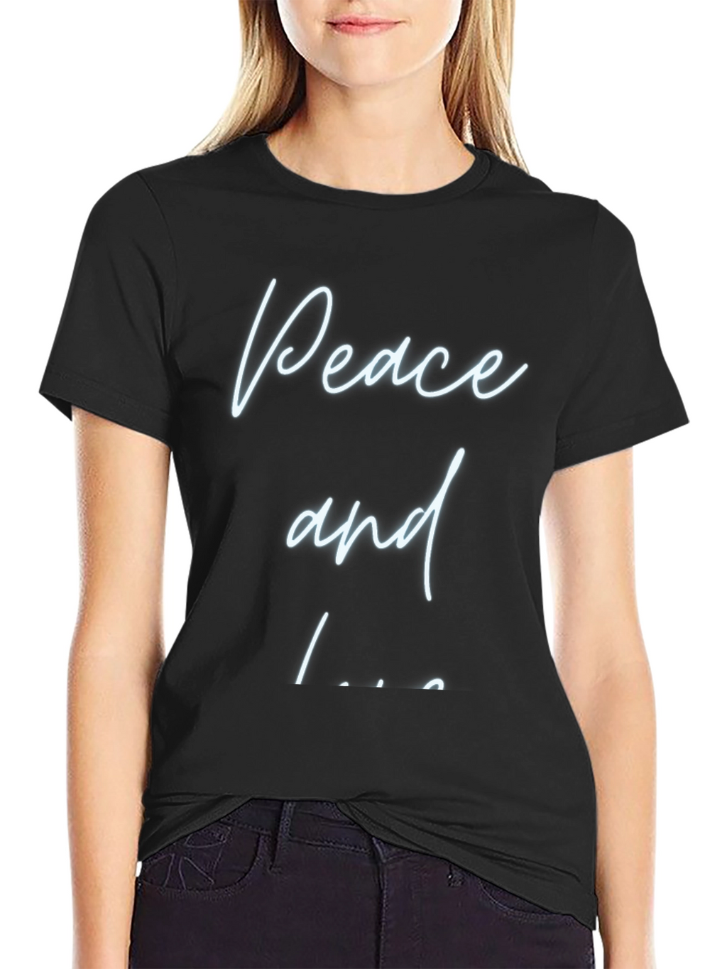 Peace and Love T-Shirt - Casual Comfort