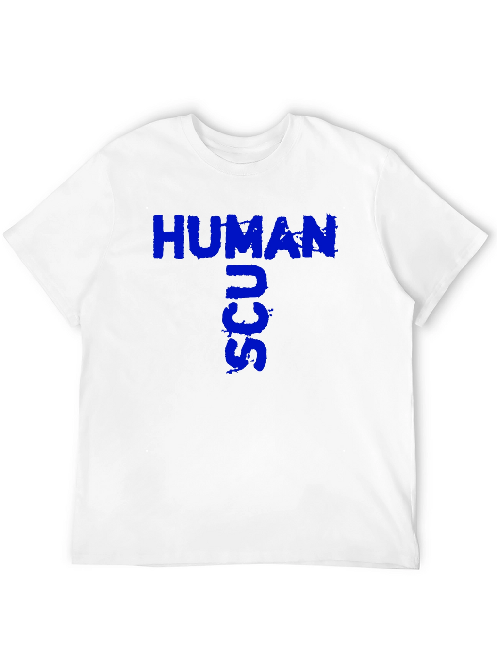 Human SCU Black T-Shirt - Unique Graphic Tee