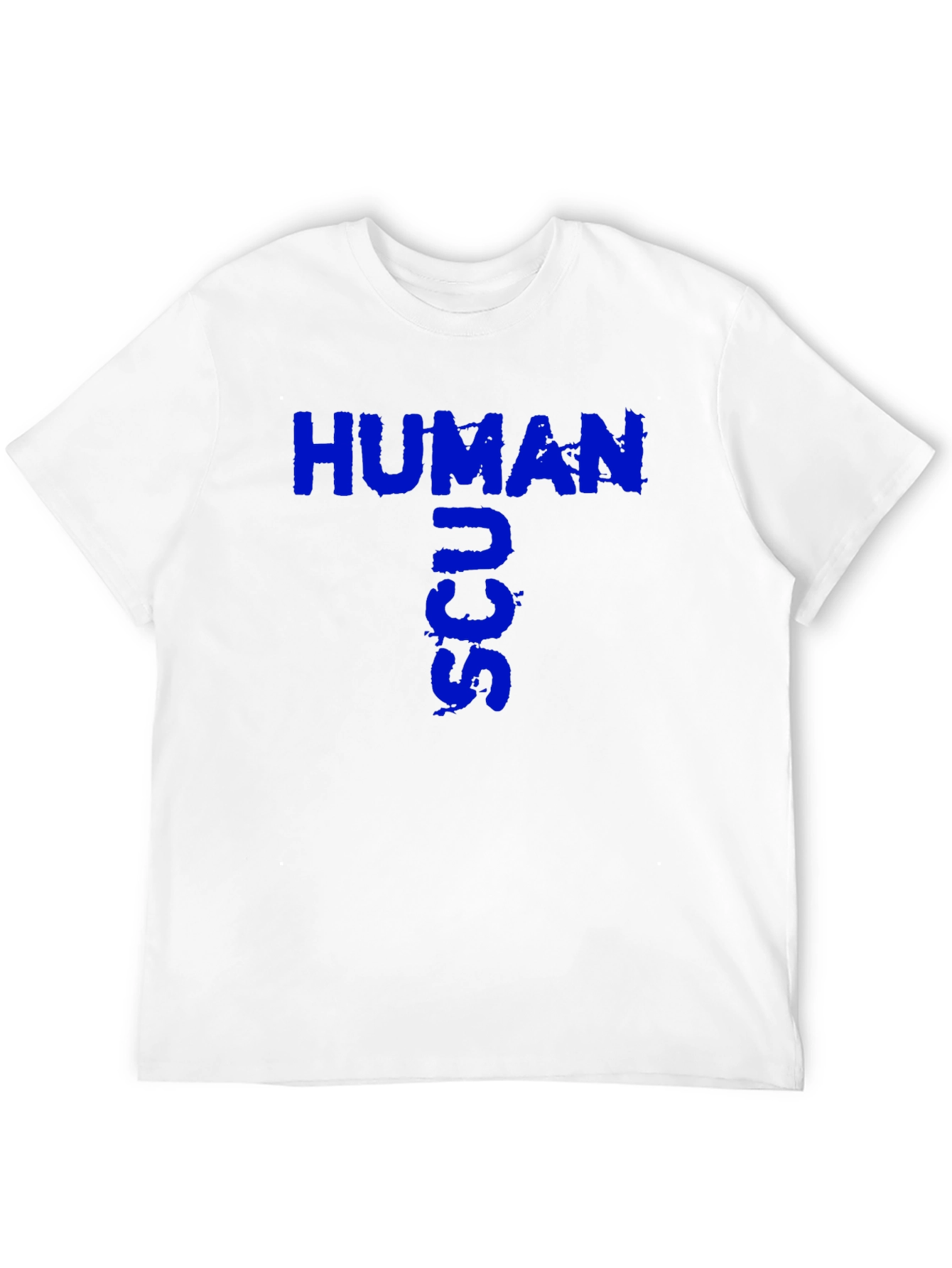 Human SCU Black T-Shirt - Unique Graphic Tee