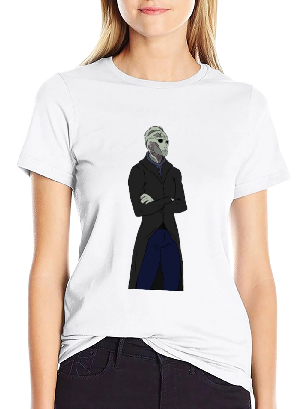 Character Graphic Black T-Shirt