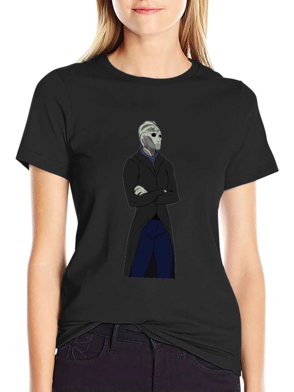 Character Graphic Black T-Shirt