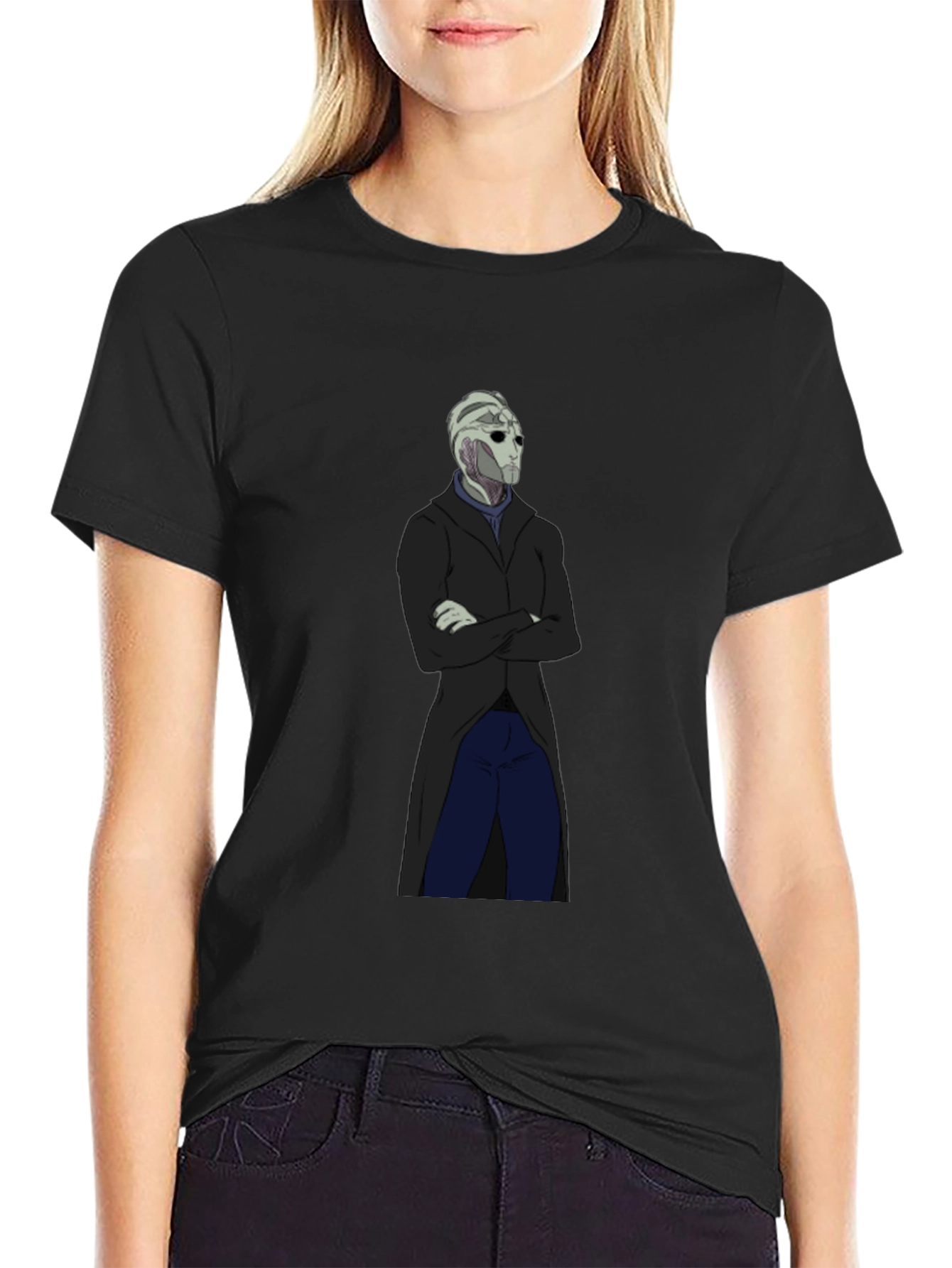 Character Graphic Black T-Shirt