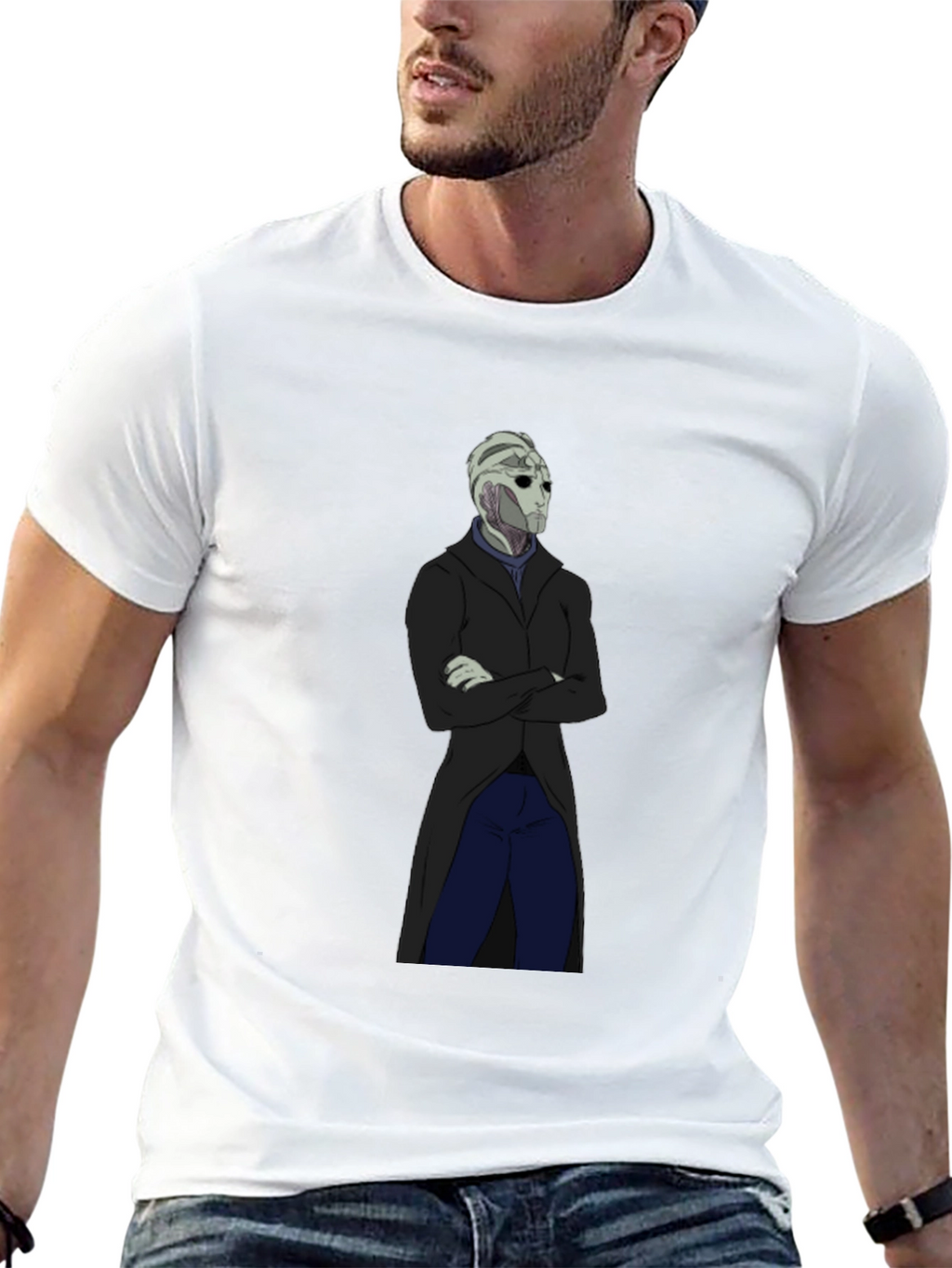 Character Graphic Black T-Shirt