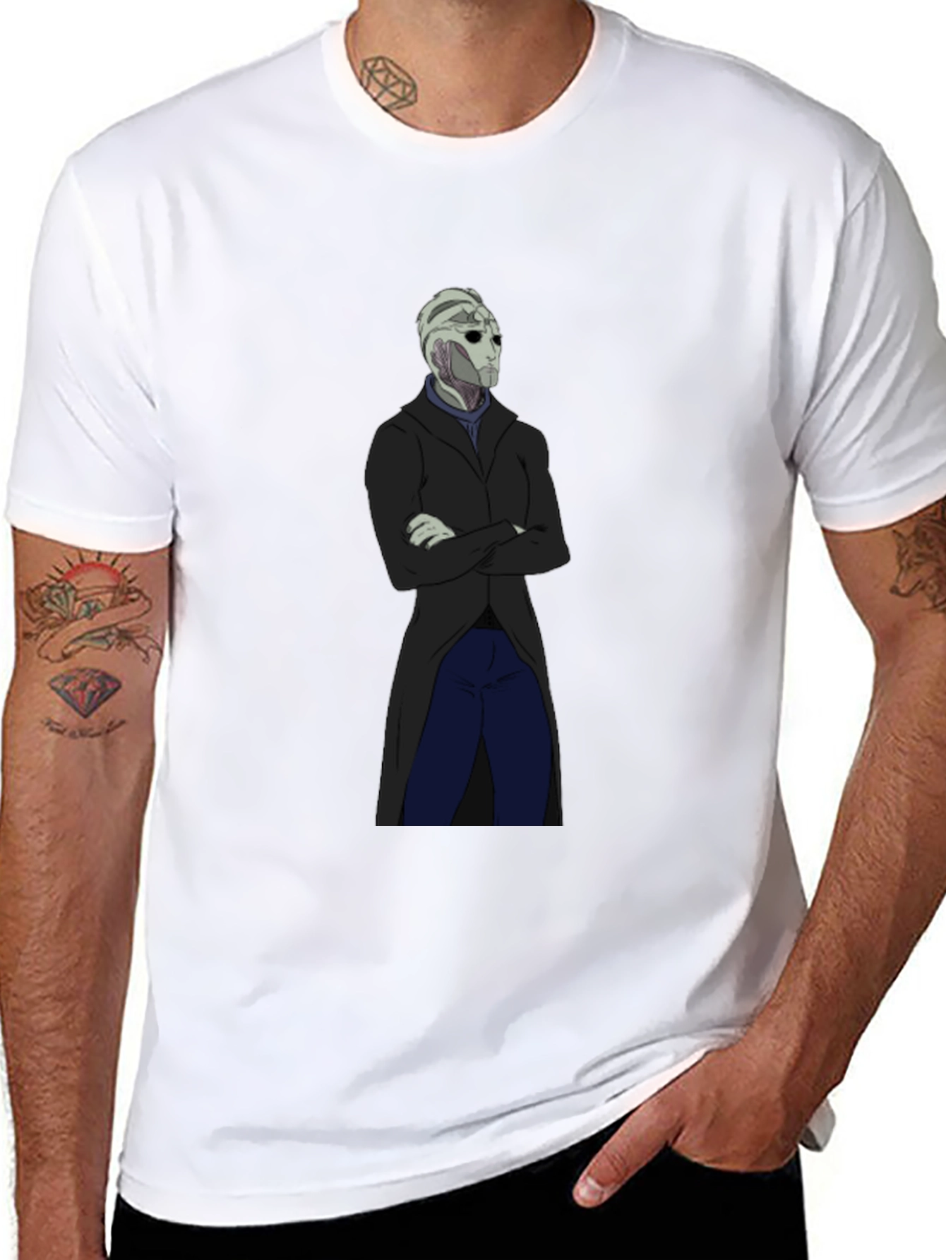 Character Graphic Black T-Shirt