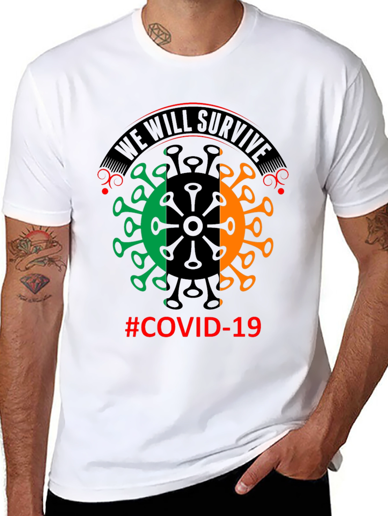We Will Survive COVID-19 Graphic T-Shirt